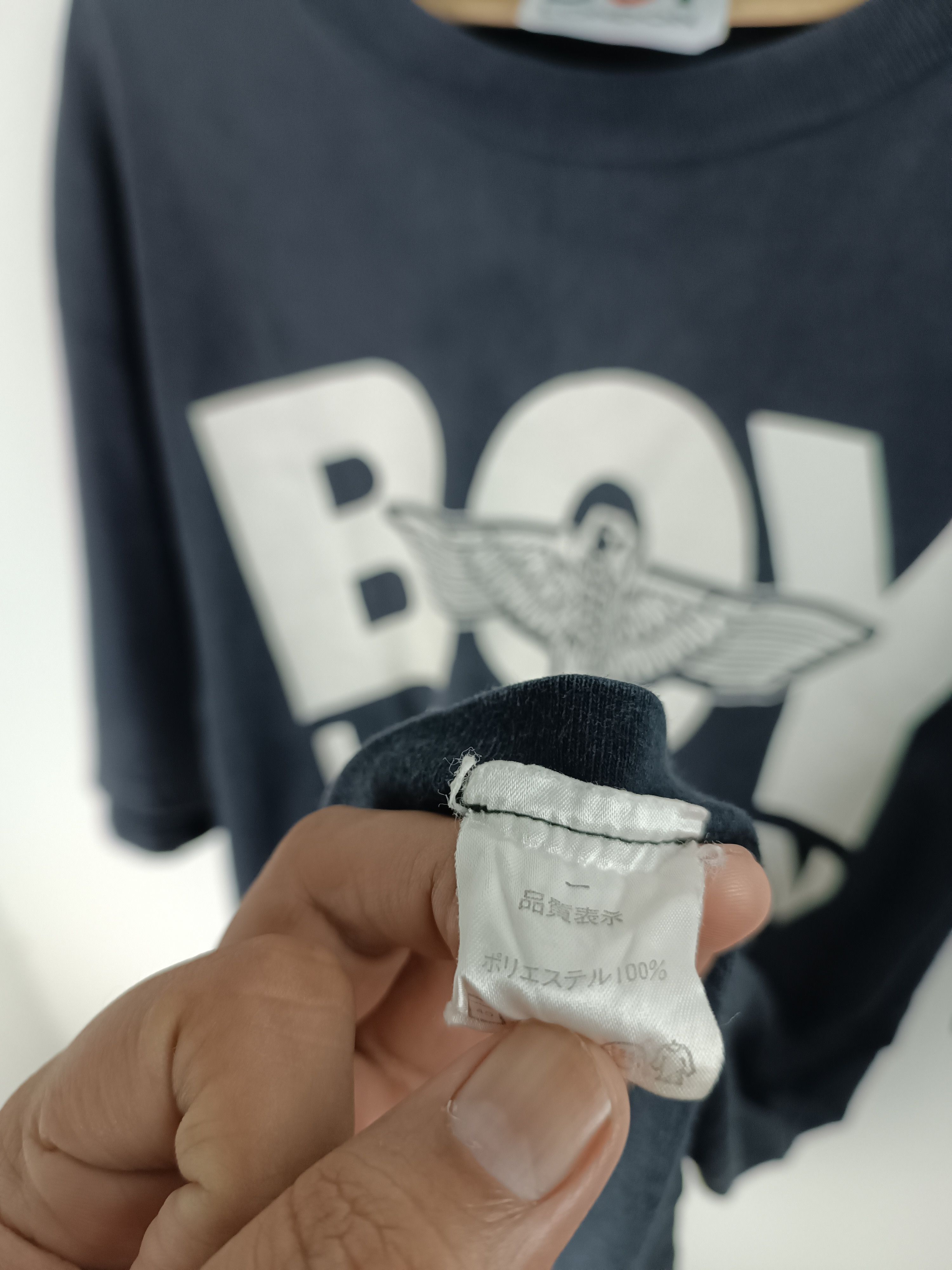 Boy London 🔥RARE🔥VINTAGE 90'S BOY LONDON DISTRESSED BIG LOGO TEE Size US XL / EU 56 / 4 - 17 Thumbnail