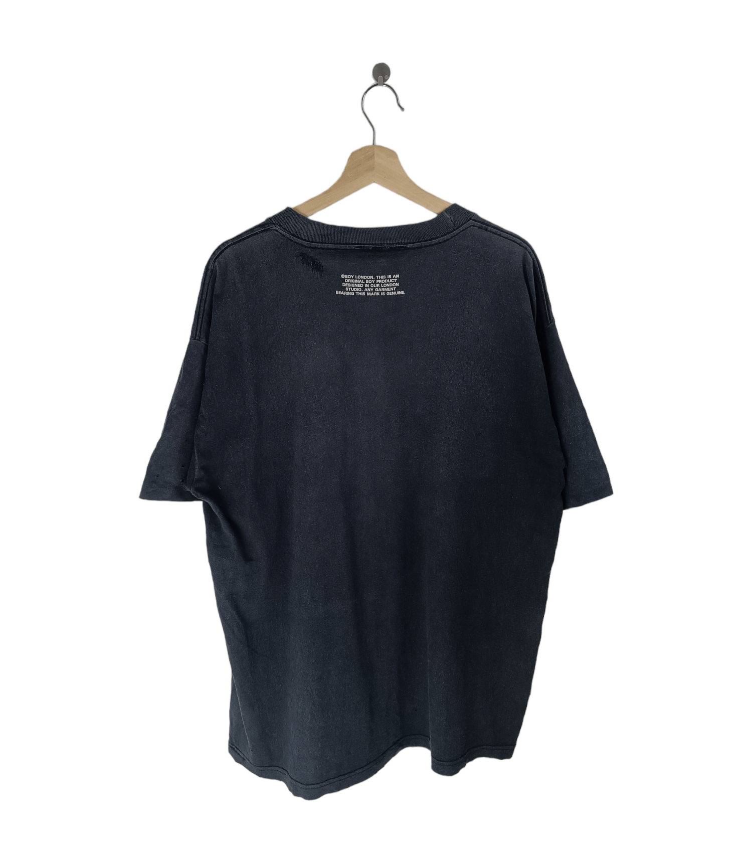 Boy London 🔥RARE🔥VINTAGE 90'S BOY LONDON DISTRESSED BIG LOGO TEE Size US XL / EU 56 / 4 - 2 Thumbnail