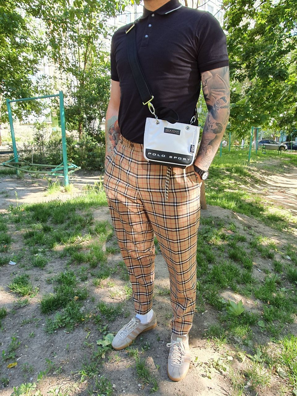 Polo Ralph Lauren × Ralph Lauren × Vintage Rare POLO SPORT Shoulder Mini Bag Size ONE SIZE - 1 Thumbnail