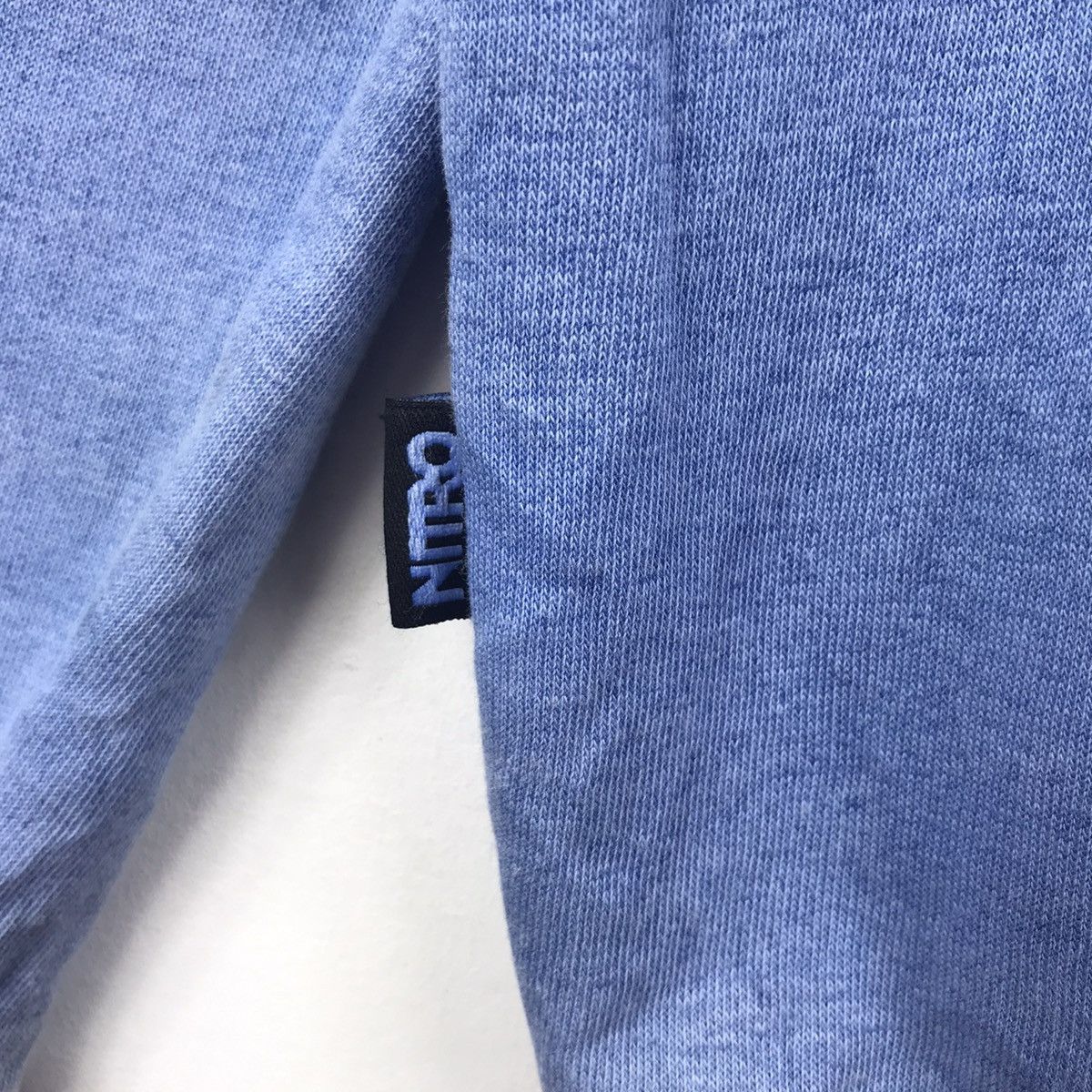 Vintage NITRO SNOWBOARDS Oversize Blue Sweatshirt Size US L / EU 52-54 / 3 - 4 Thumbnail