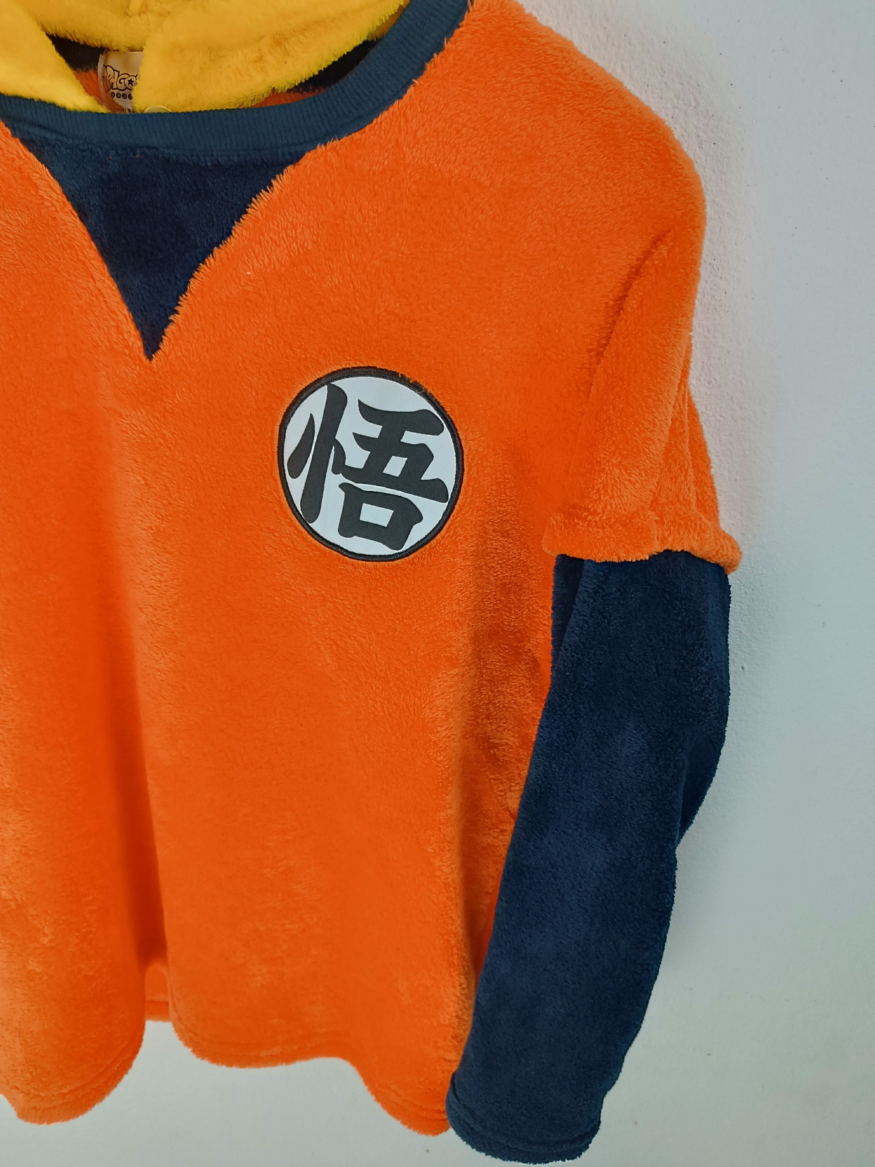 Anime DRAGON BALL "SUPER SAIYAN" SHERPA HALOWEEN COSPLAY HOODIE Size US S / EU 44-46 / 1 - 6 Thumbnail