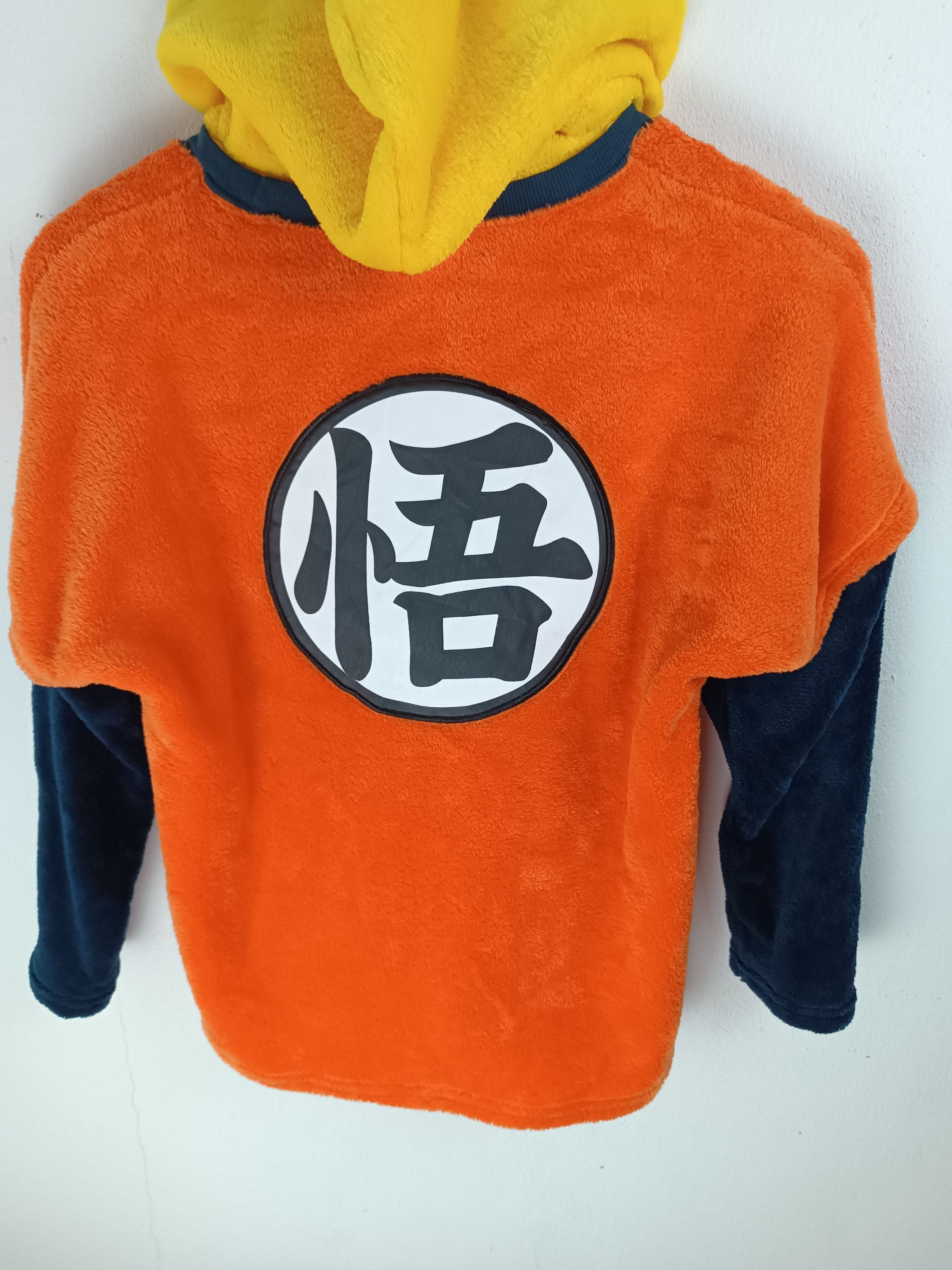 Anime DRAGON BALL "SUPER SAIYAN" SHERPA HALOWEEN COSPLAY HOODIE Size US S / EU 44-46 / 1 - 13 Thumbnail