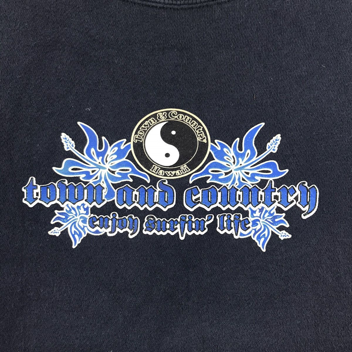 Vintage T&C Surf Design Hawaii SURFWEAR Surfing Navy Sweatshirt Size US L / EU 52-54 / 3 - 5 Thumbnail