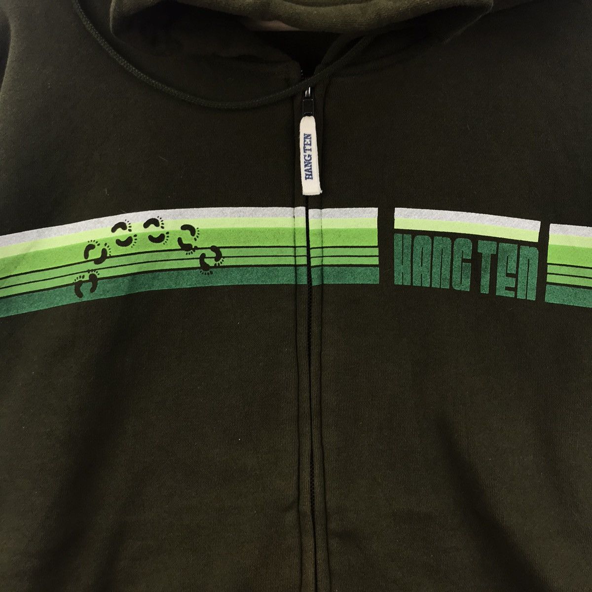 Hang Ten HANG TEN Hawaii USA Surfware Surfing Green Hoodie Size US L / EU 52-54 / 3 - 4 Thumbnail