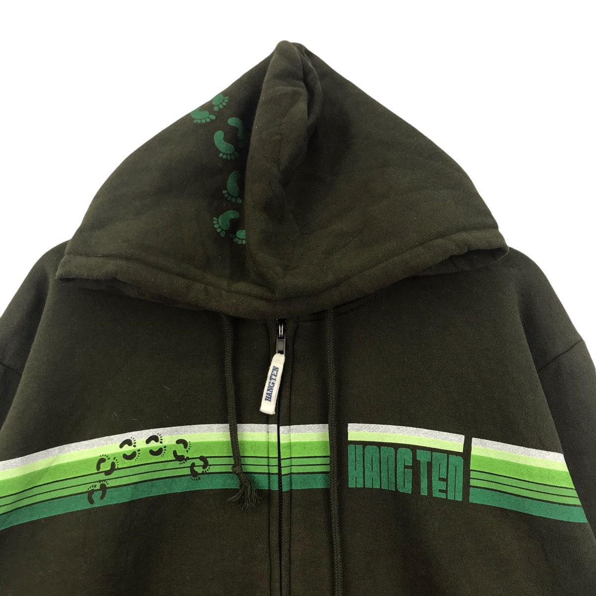 Hang Ten HANG TEN Hawaii USA Surfware Surfing Green Hoodie Size US L / EU 52-54 / 3 - 2 Thumbnail