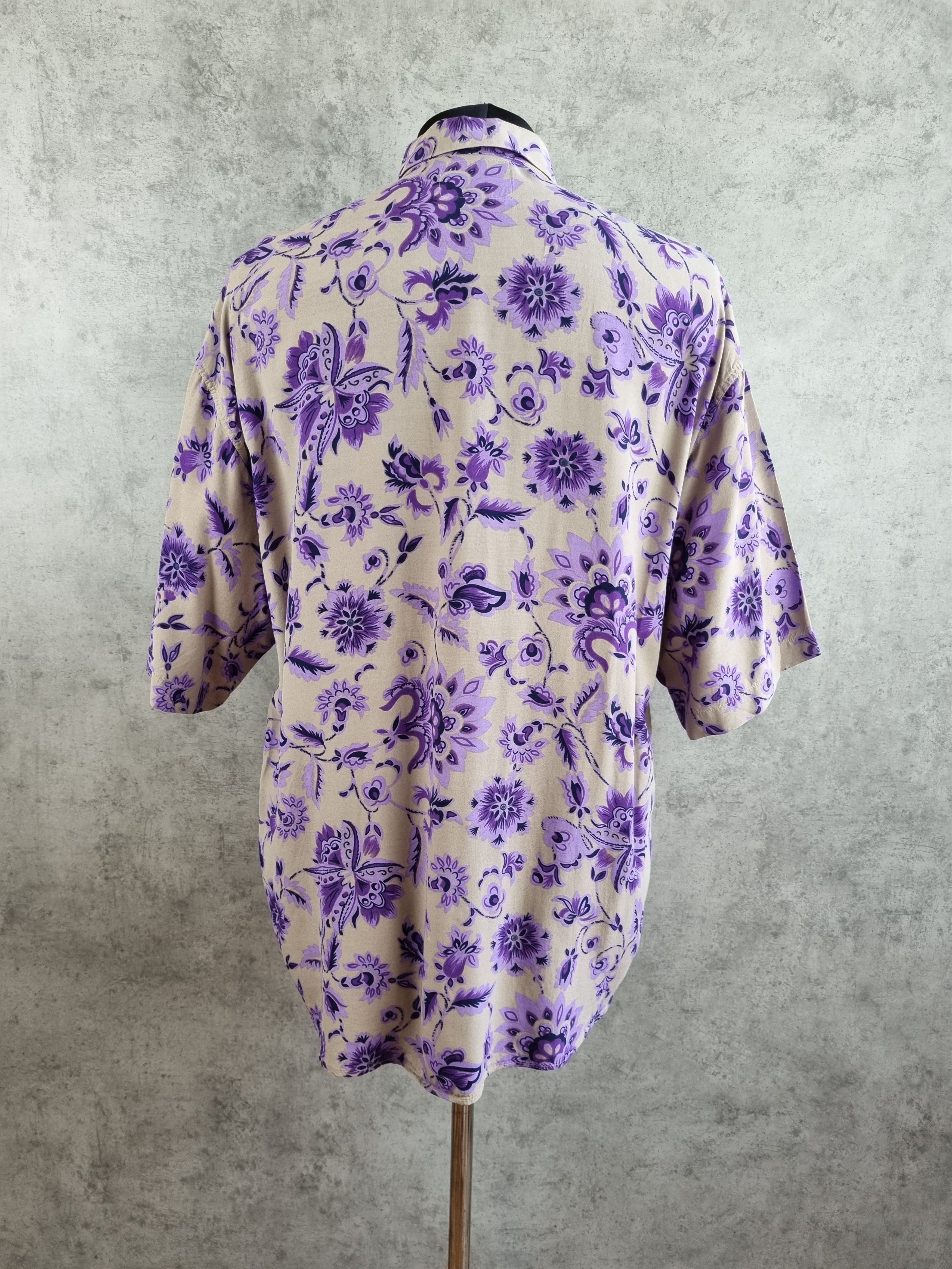 Japanese Brand 80s Vintage Hawaiian Shirt Floral Design by YASHI YAMAMURI Size US XXL / EU 58 / 5 - 7 Thumbnail