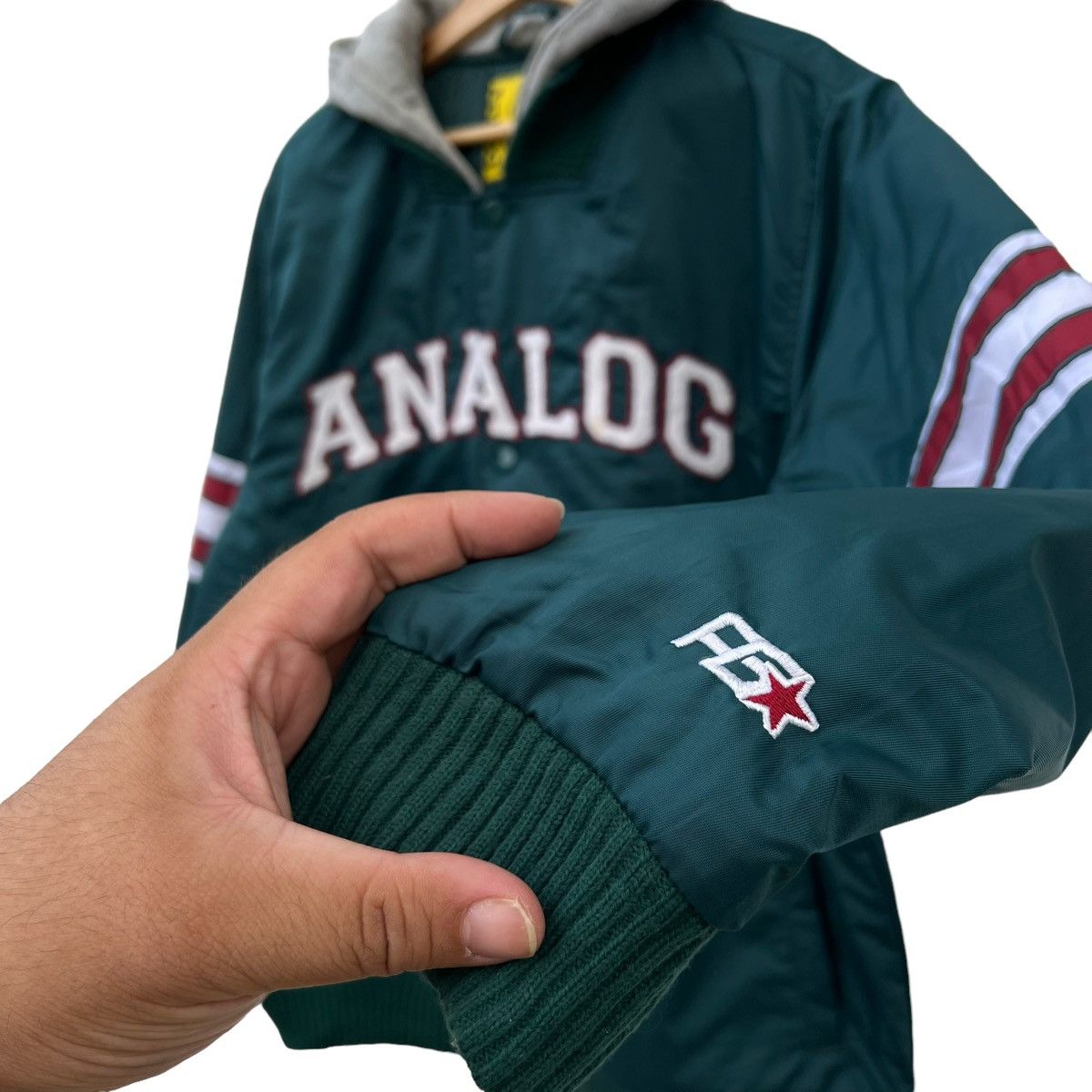 Japanese Brand VINTAGE ANALOG JACKET SURVIVAL STYLE MOUNTAIN BIG LOGO Size US M / EU 48-50 / 2 - 3 Thumbnail
