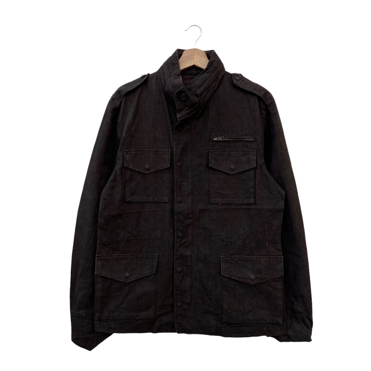 Japanese Brand HIKORY CHORE JACKET MULTI POCKET CARGO TAKEO KIKUCHI Size US M / EU 48-50 / 2 - 1 Thumbnail