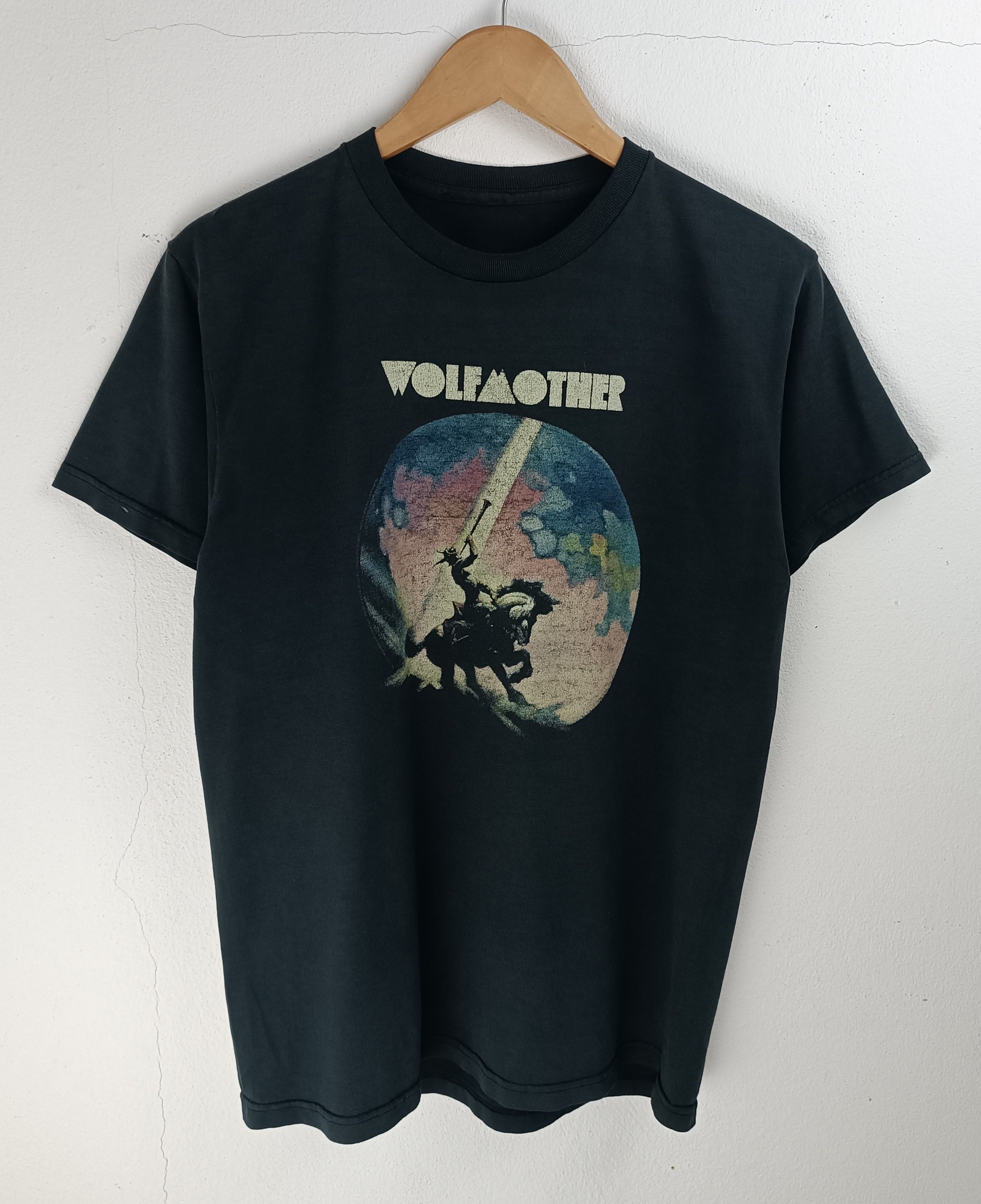 Band Tees × Vintage VINTAGE Y2K FADED WOLFMOTHER (greenday foo korn) Size US M / EU 48-50 / 2 - 3 Thumbnail