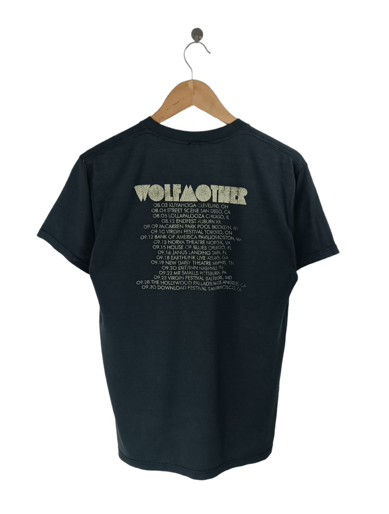 Band Tees × Vintage VINTAGE Y2K FADED WOLFMOTHER (greenday foo korn) Size US M / EU 48-50 / 2 - 2 Thumbnail