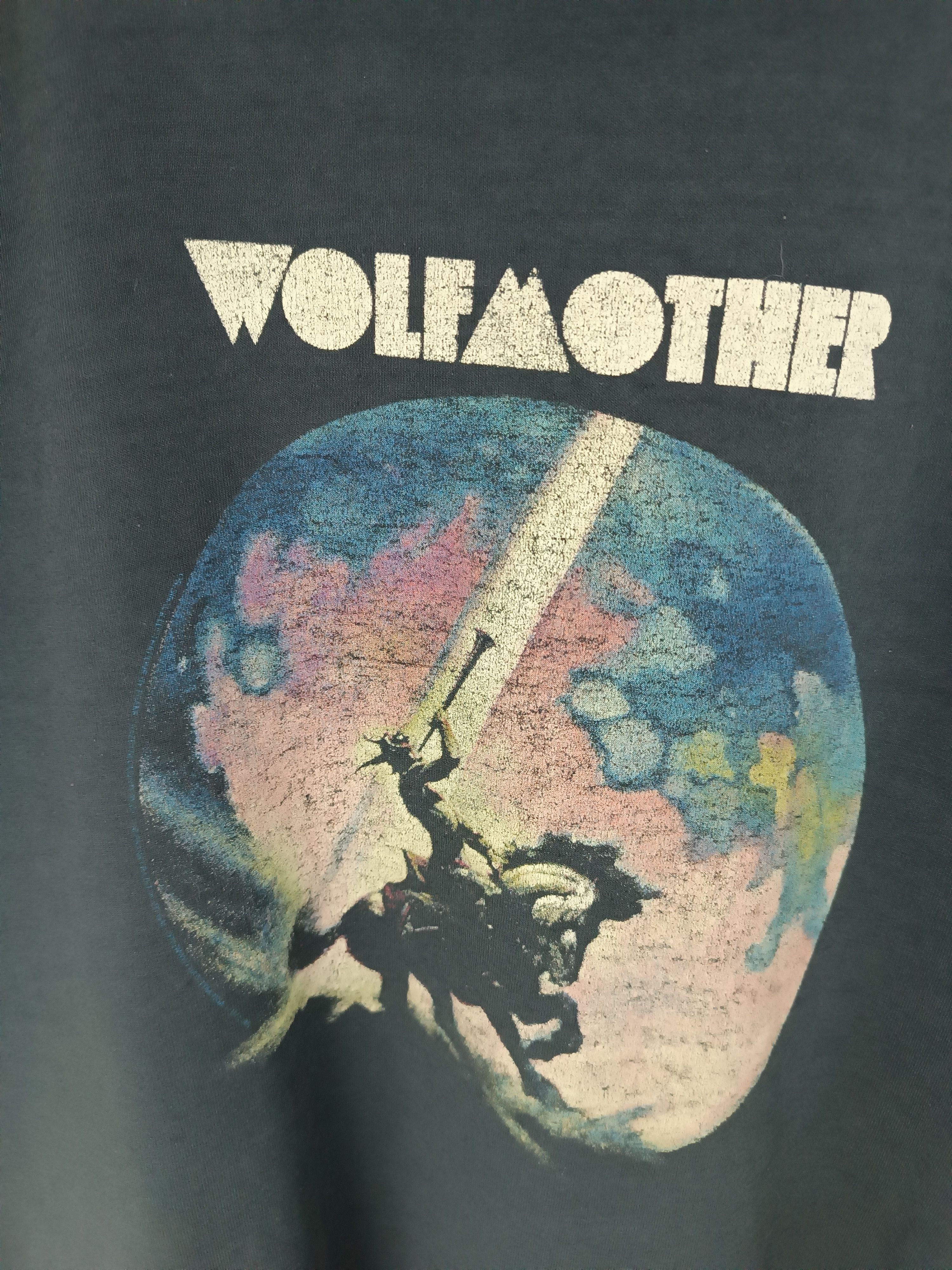 Band Tees × Vintage VINTAGE Y2K FADED WOLFMOTHER (greenday foo korn) Size US M / EU 48-50 / 2 - 5 Thumbnail