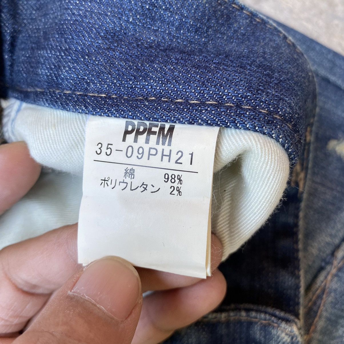 If Six Was Nine Vintage PPFM Bondage Jeans Multiple Pocket/Zipper Denim Size US 32 / EU 48 - 7 Thumbnail