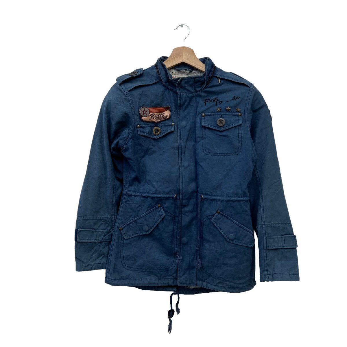 Japanese Brand VINTAGE ROSSO STYLE LAB MOTORCYCLE RACING JACKET Size S / US 4 / IT 40 - 1 Thumbnail