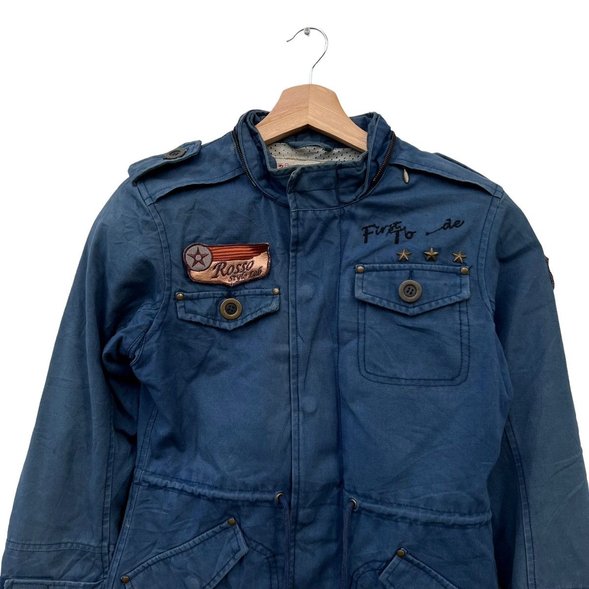 Japanese Brand VINTAGE ROSSO STYLE LAB MOTORCYCLE RACING JACKET Size S / US 4 / IT 40 - 5 Thumbnail