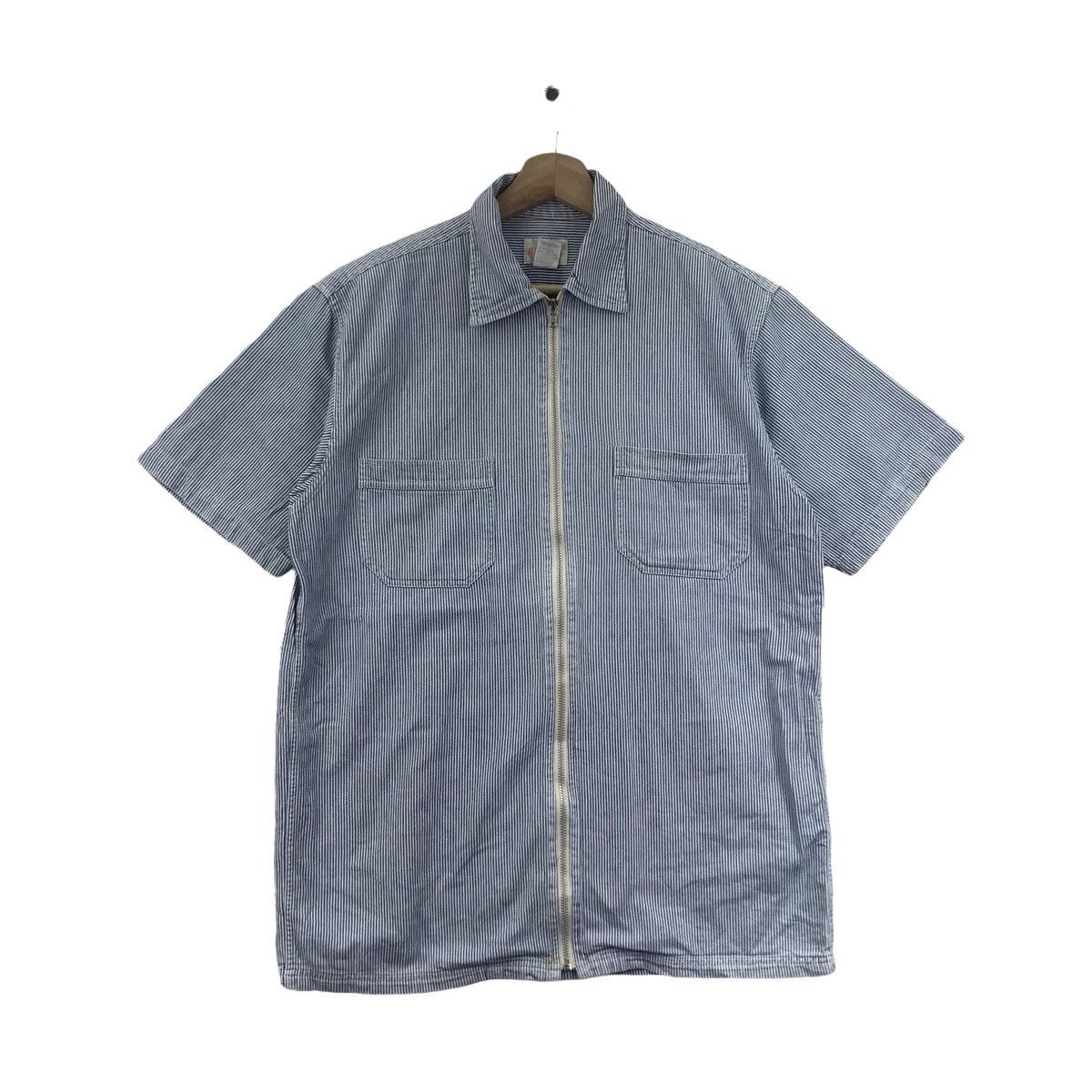 Japanese Brand BEAMS Co. Ltd Japanese Brand Hickory Stripes Shirt Size US M / EU 48-50 / 2 - 1 Thumbnail