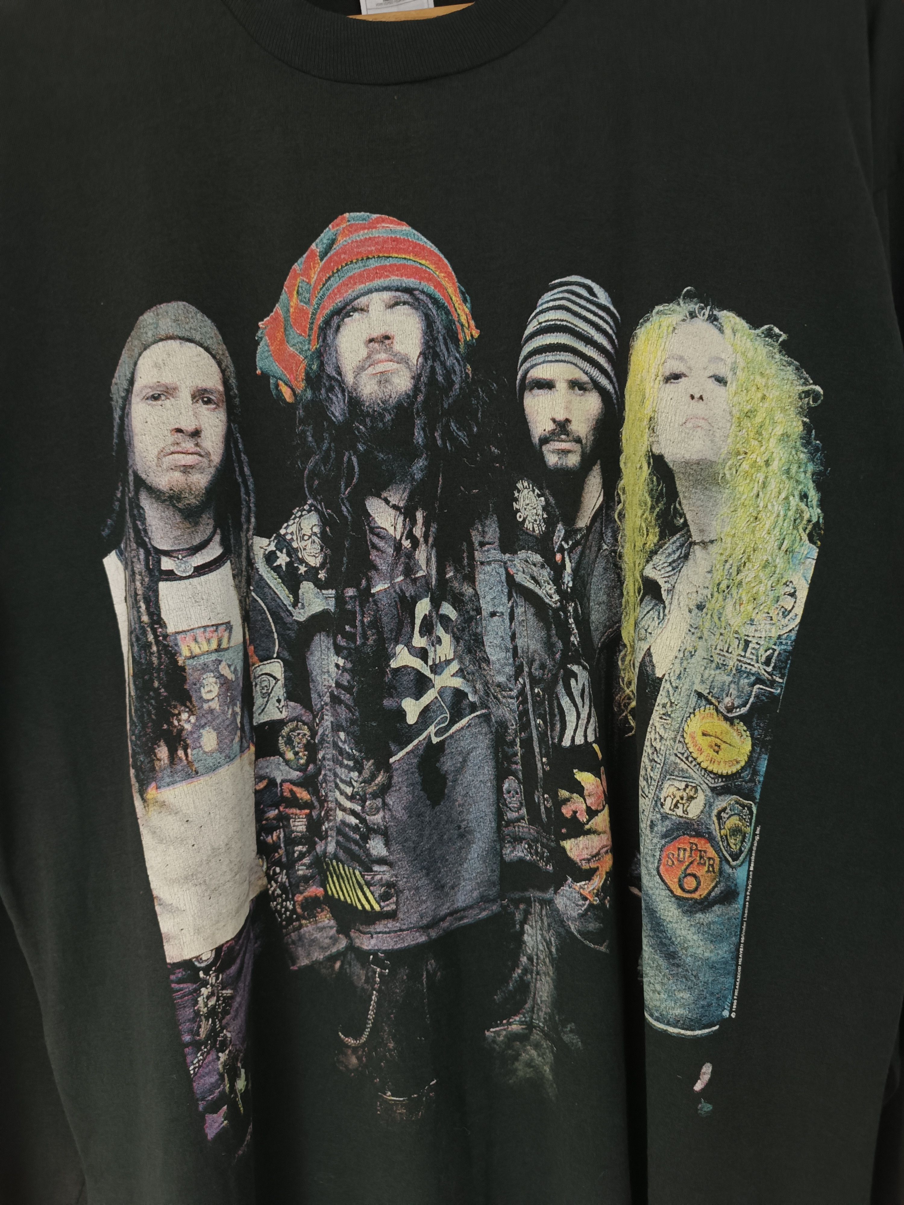 Band Tees VINTAGE 90's WHITE ZOMBIE (disturbed deftones slipknot) Size US XL / EU 56 / 4 - 4 Thumbnail