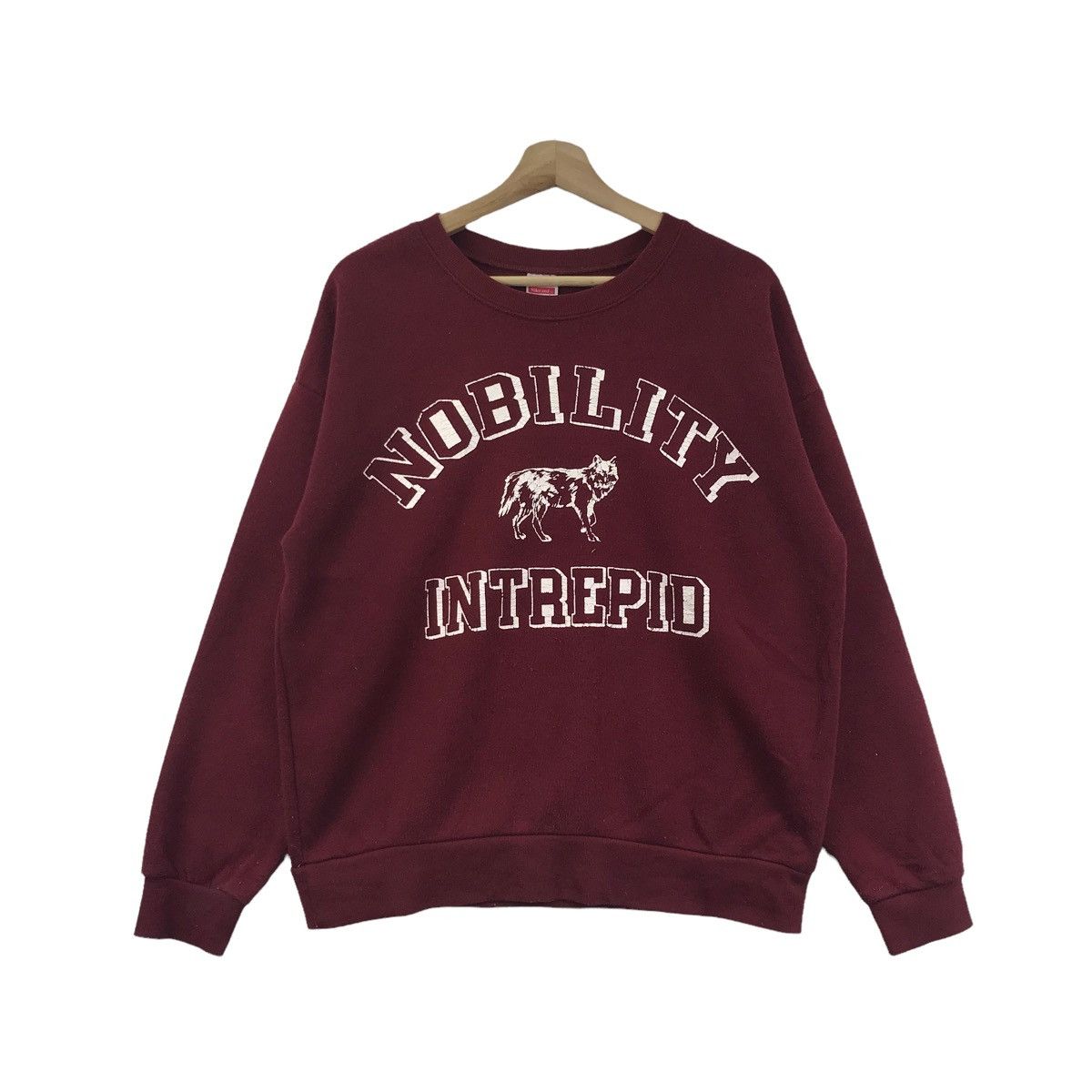 Japanese Brand NIKO NOBILITY INTREPID Japanese Brand Maroon Sweatshirt Size US M / EU 48-50 / 2 - 1 Thumbnail