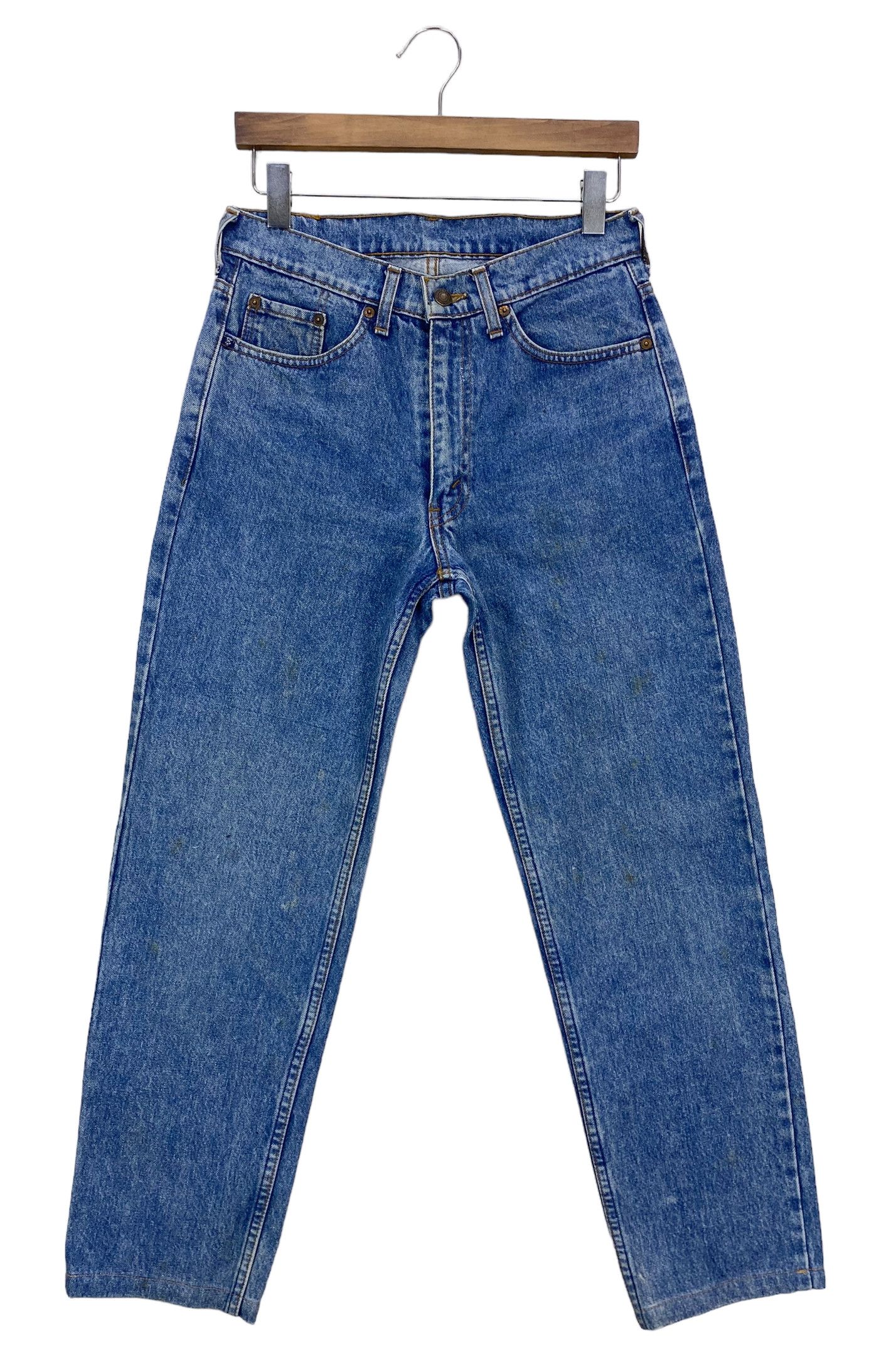 image of Distressed Denim x Levis 626 Jeans Vintage Levis High Waisted Jeans in Blue, Women's (Size 28)