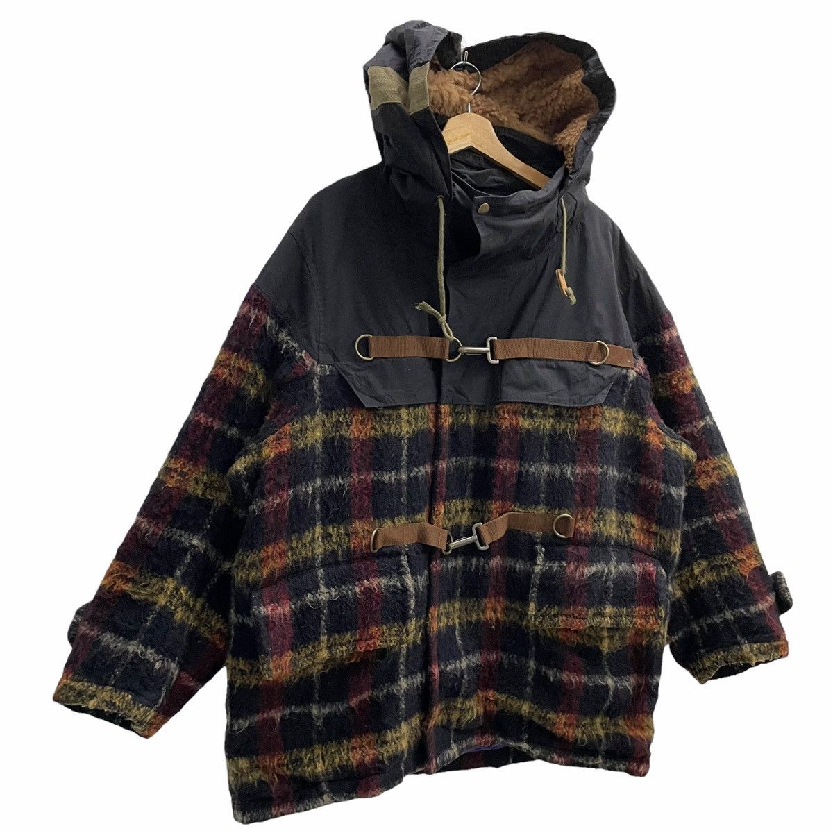 Japanese Brand × Kolor 💥KOLOR JAPAN TARTAN WOOL HOODIE JACKET Size US L / EU 52-54 / 3 - 3 Thumbnail