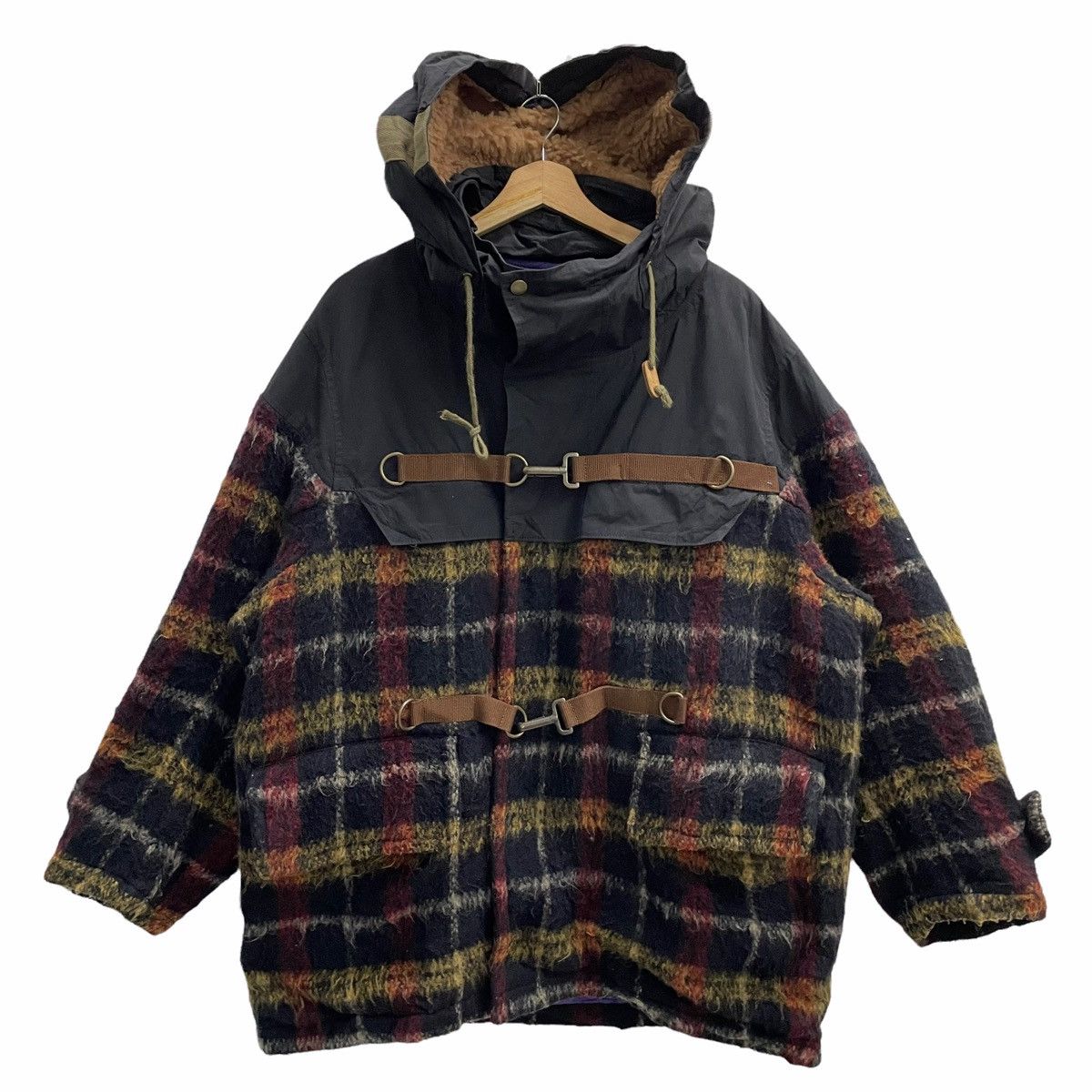 Japanese Brand × Kolor 💥KOLOR JAPAN TARTAN WOOL HOODIE JACKET Size US L / EU 52-54 / 3 - 1 Thumbnail