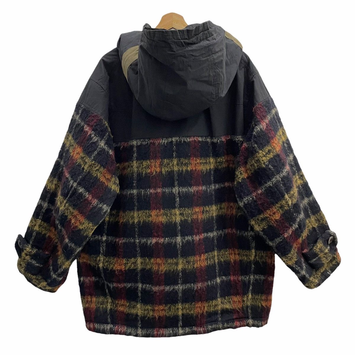 Japanese Brand × Kolor 💥KOLOR JAPAN TARTAN WOOL HOODIE JACKET Size US L / EU 52-54 / 3 - 6 Thumbnail