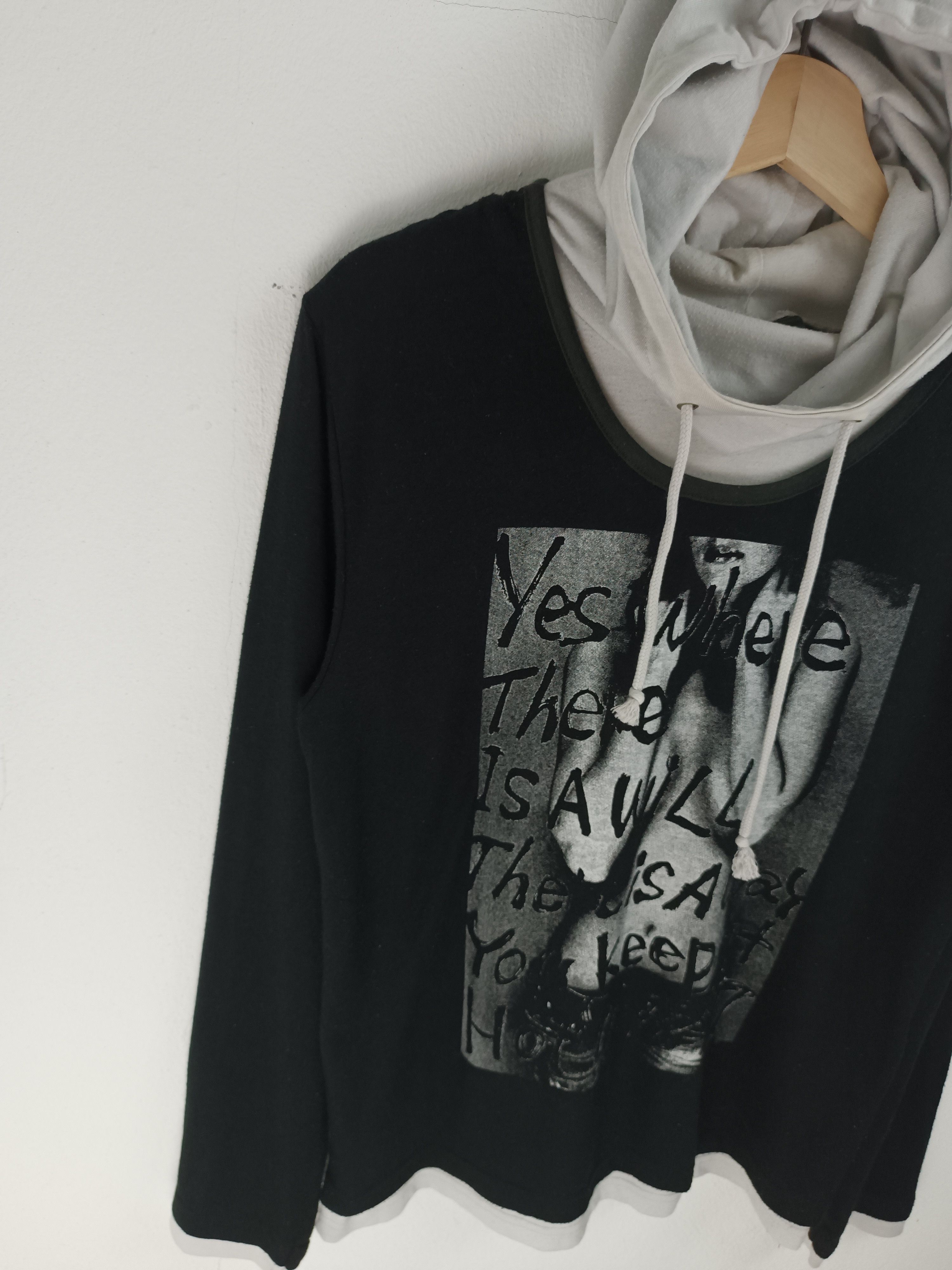 Japanese Brand VINTAGE Y2K DOUBLE LAYER HOODIE IFSIXWASNINE LGB INTHEATTIC Size US S / EU 44-46 / 1 - 5 Thumbnail
