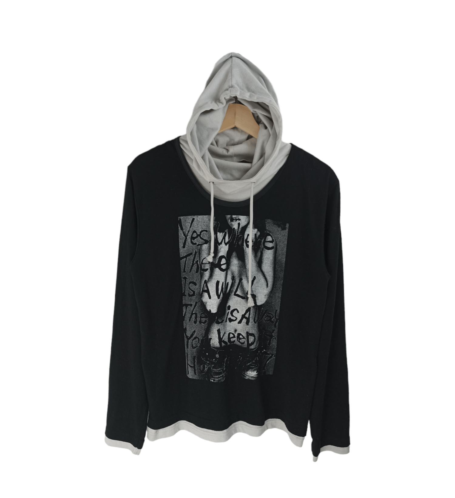 Japanese Brand VINTAGE Y2K DOUBLE LAYER HOODIE IFSIXWASNINE LGB INTHEATTIC Size US S / EU 44-46 / 1 - 1 Thumbnail