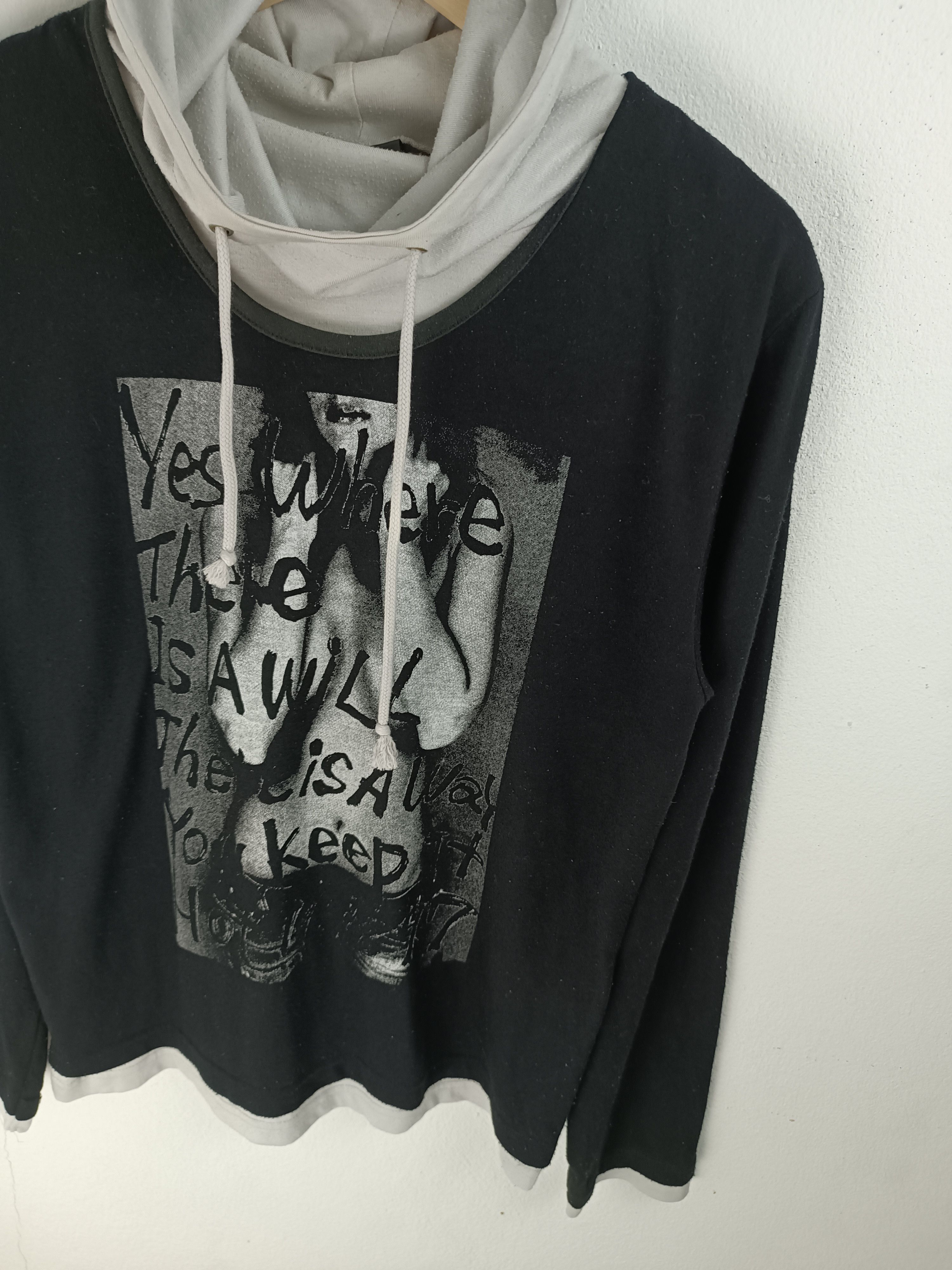 Japanese Brand VINTAGE Y2K DOUBLE LAYER HOODIE IFSIXWASNINE LGB INTHEATTIC Size US S / EU 44-46 / 1 - 6 Thumbnail