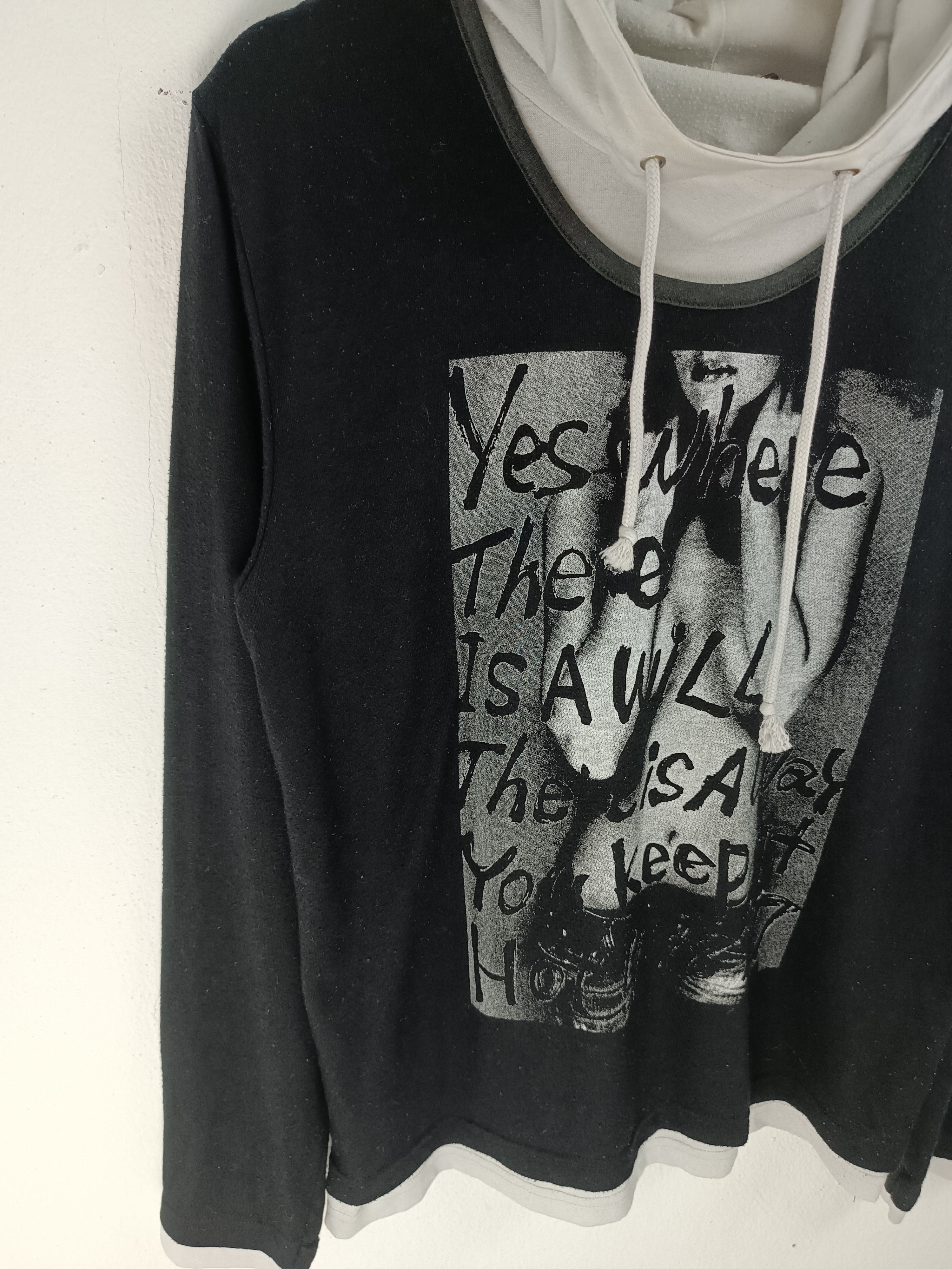 Japanese Brand VINTAGE Y2K DOUBLE LAYER HOODIE IFSIXWASNINE LGB INTHEATTIC Size US S / EU 44-46 / 1 - 8 Thumbnail