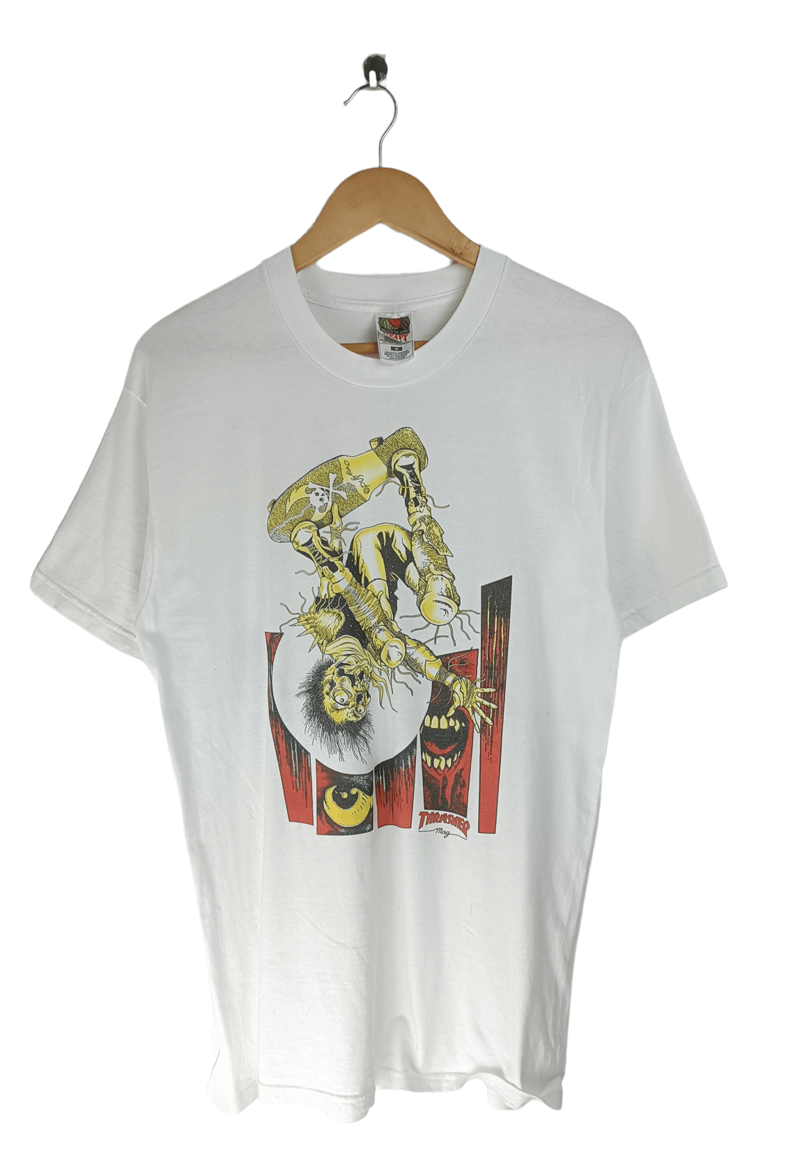image of 90's Thrasher Pushead (Super) in White, Men's (Size Medium)
