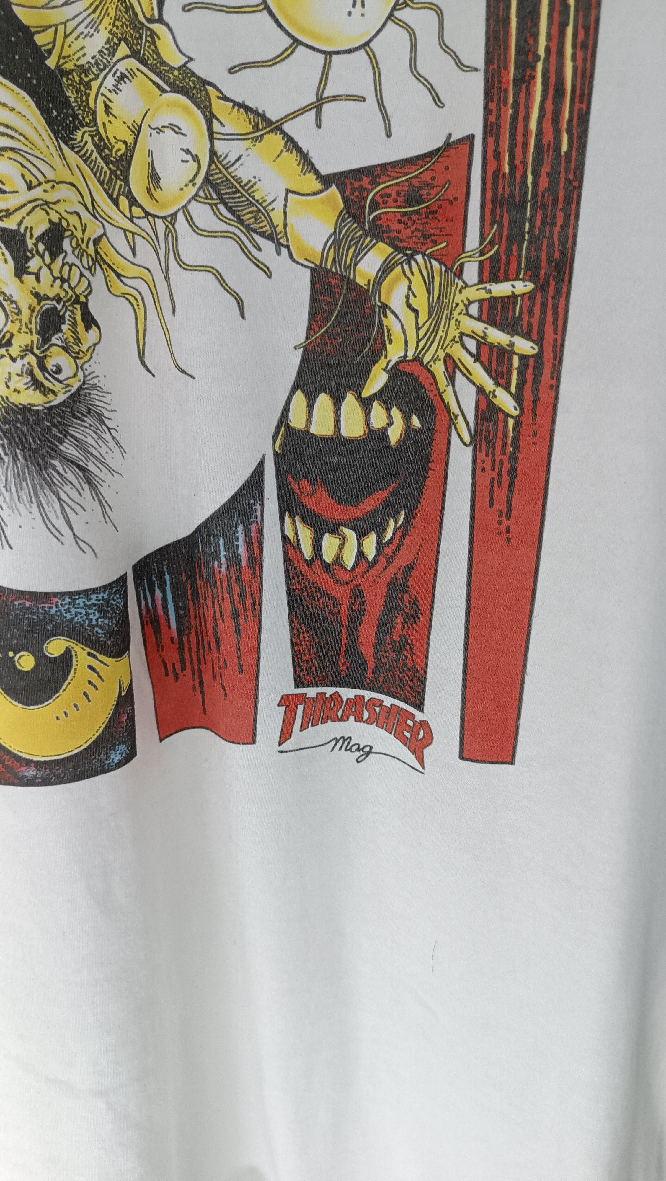 Thrasher VINTAGE 90's THRASHER PUSHEAD (SUPER RARE) Size US M / EU 48-50 / 2 - 5 Thumbnail