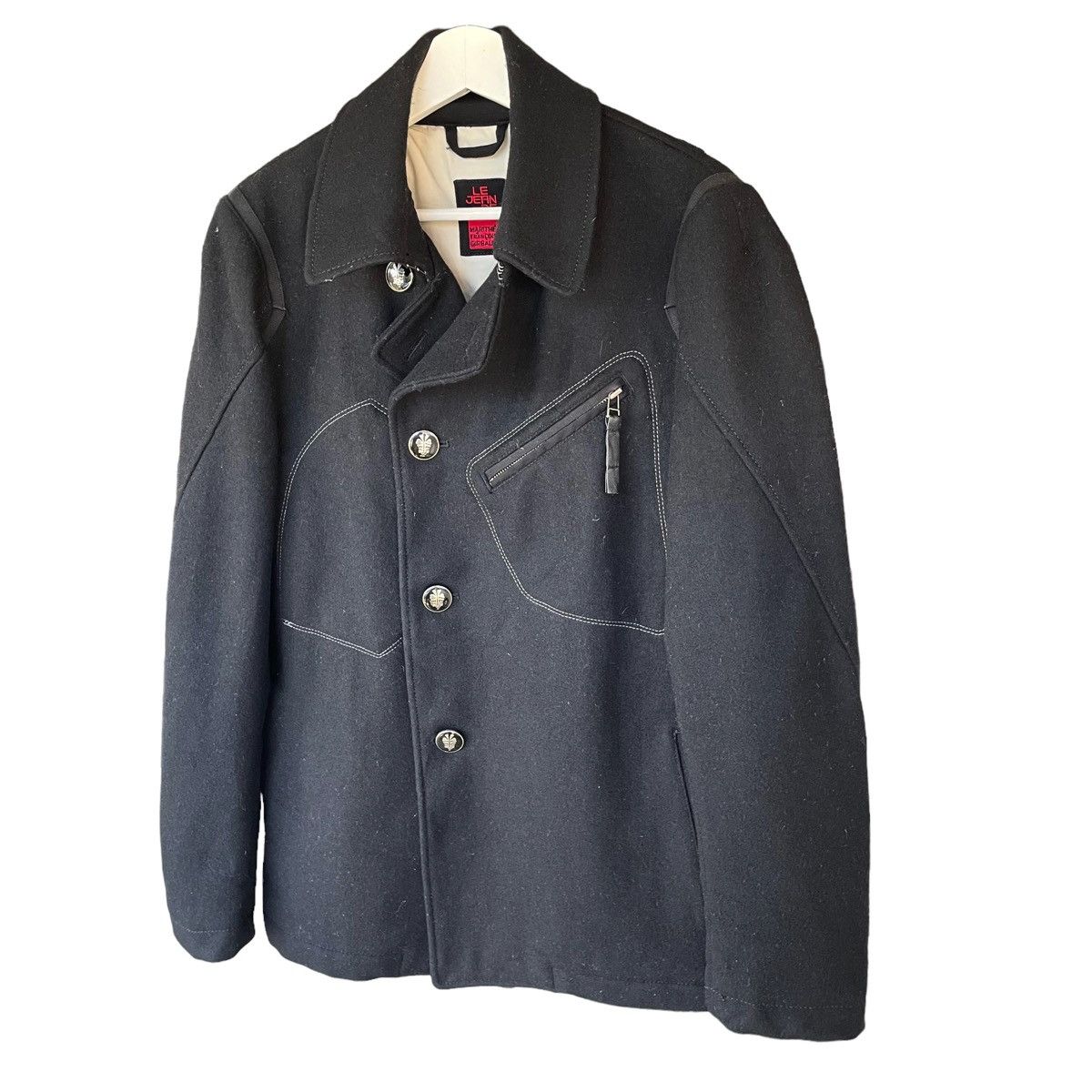 Marithe + Francois Girbaud 💥 MARITHE FRANCOIS GIRBAUD WOOL COAT JACKET Size US L / EU 52-54 / 3 - 3 Thumbnail