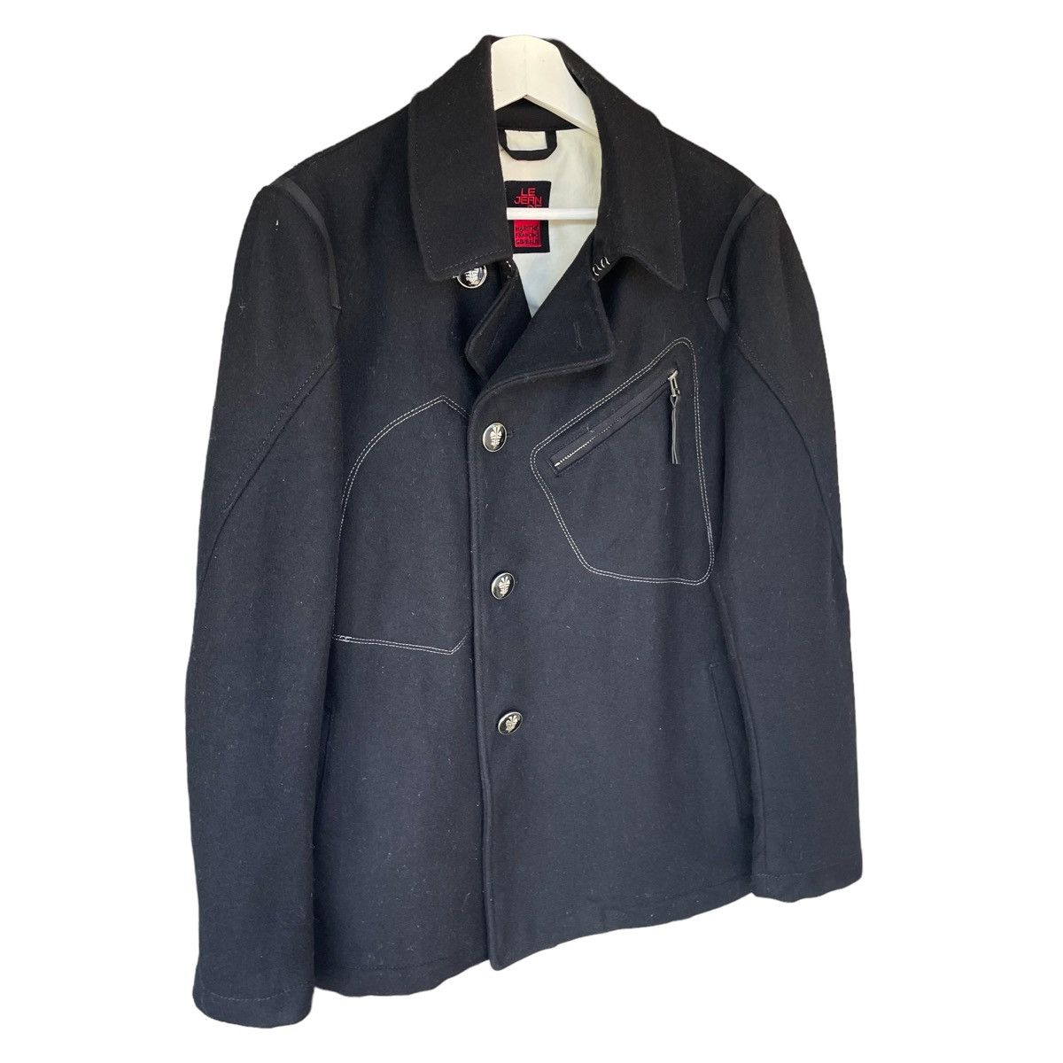 Marithe + Francois Girbaud 💥 MARITHE FRANCOIS GIRBAUD WOOL COAT JACKET Size US L / EU 52-54 / 3 - 2 Thumbnail