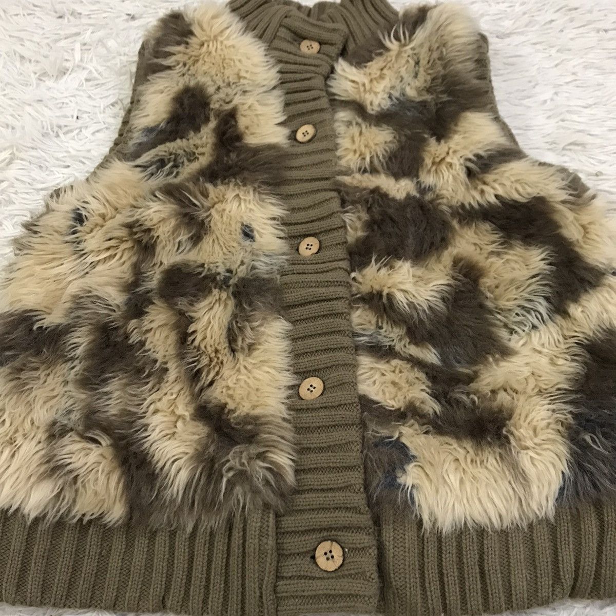 Japanese Brand Vintage MIAMAIL faux fur vests Size US S / EU 44-46 / 1 - 7 Thumbnail
