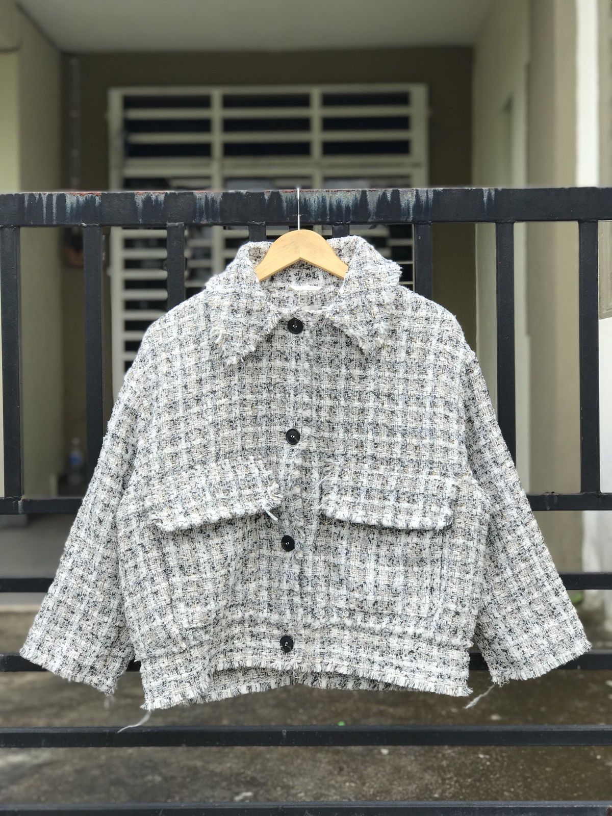 H&M × Japanese Brand × Streetwear H&M DOUBLE POCKET BUTTON H&M × Japanese Brand × Streetwear H&M DOUBLE POCKET BUTTON