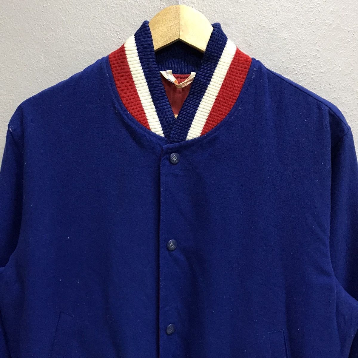 Delong RareColour🔥Vintage Delong Wool Varsity Jacket Size US M / EU 48-50 / 2 - 4 Thumbnail
