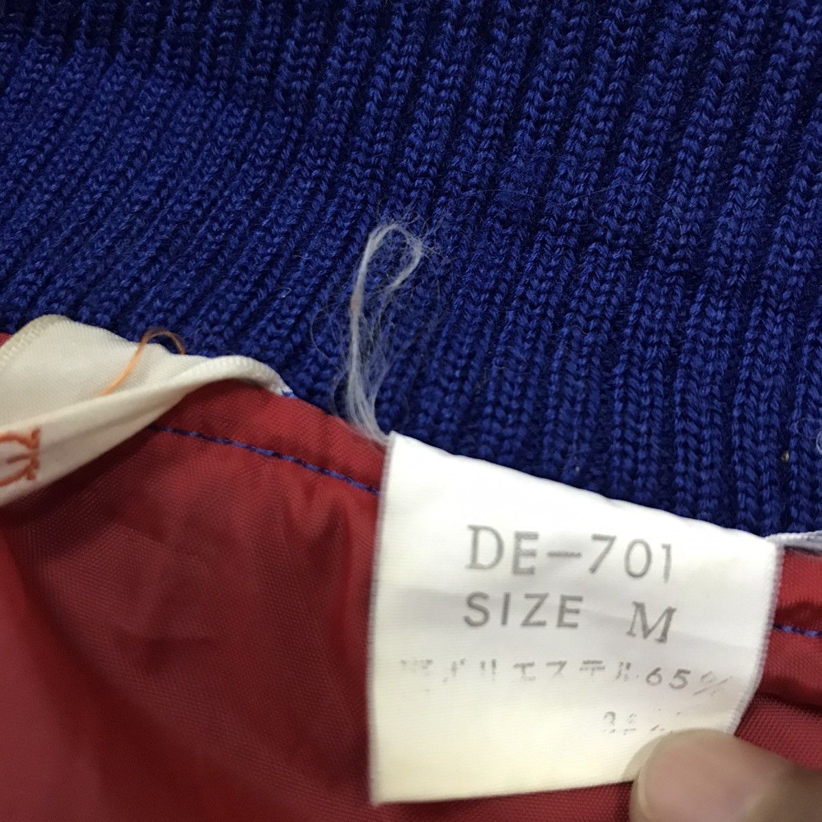 Delong RareColour🔥Vintage Delong Wool Varsity Jacket Size US M / EU 48-50 / 2 - 11 Thumbnail