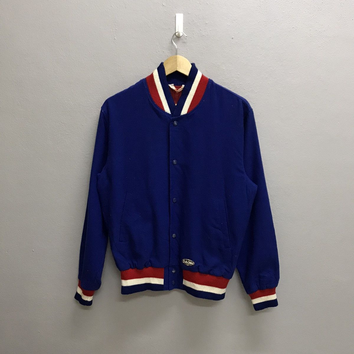 Delong RareColour🔥Vintage Delong Wool Varsity Jacket Size US M / EU 48-50 / 2 - 3 Thumbnail