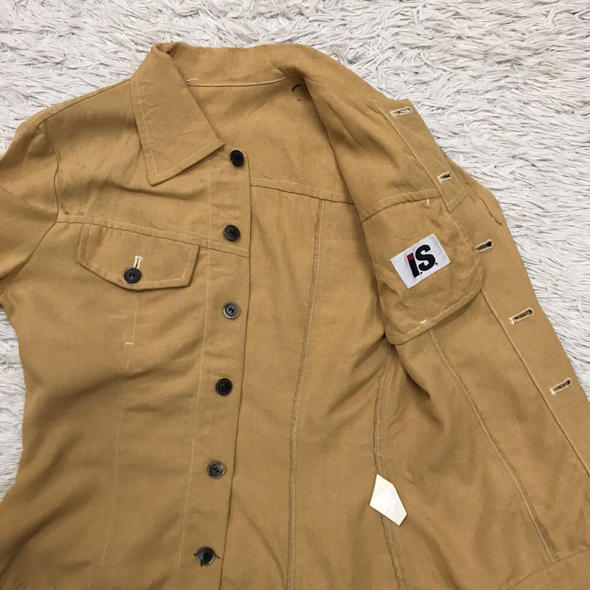 Issey Miyake Vintage Issey Sport IS Issey Miyake Trucker Jacket Size S / US 4 / IT 40 - 1 Thumbnail