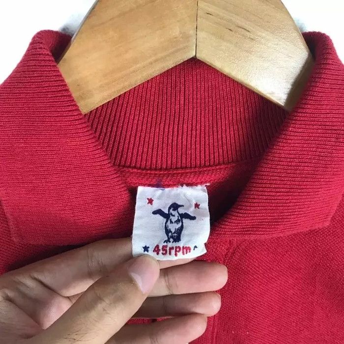 45rpm Vintage 90s 45RPM STUDIO Indigo Japanese Brand Red T Shirt Size US S / EU 44-46 / 1 - 3 Thumbnail
