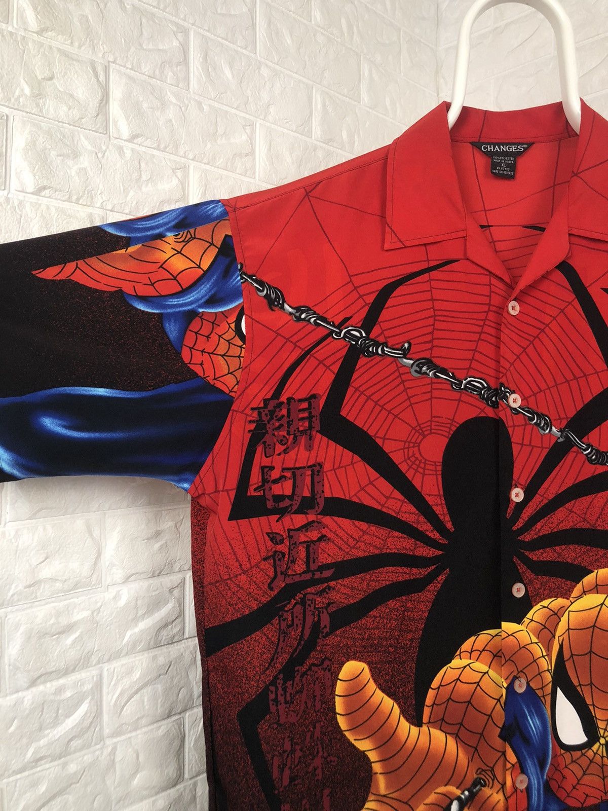 Marvel Comics × Vintage Vintage Spider Man Shirt All Over Print Size US XXL / EU 58 / 5 - 5 Thumbnail