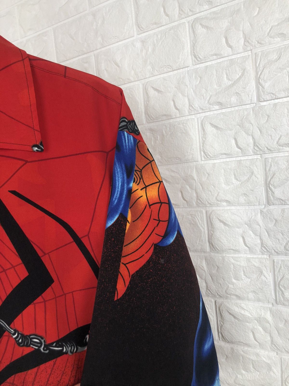 Marvel Comics × Vintage Vintage Spider Man Shirt All Over Print Size US XXL / EU 58 / 5 - 6 Thumbnail