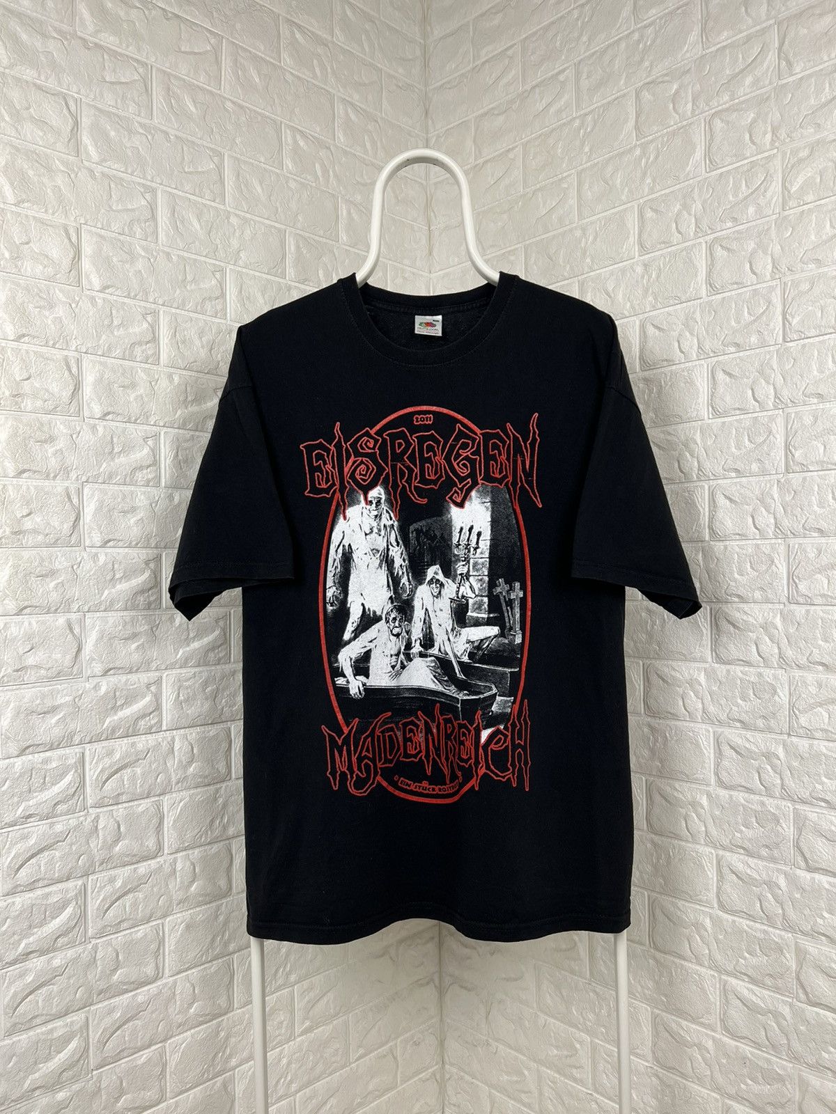 Band Tees × Vintage Vintage Eisregen Madenreich shirt Size US XL / EU 56 / 4 - 1 Thumbnail