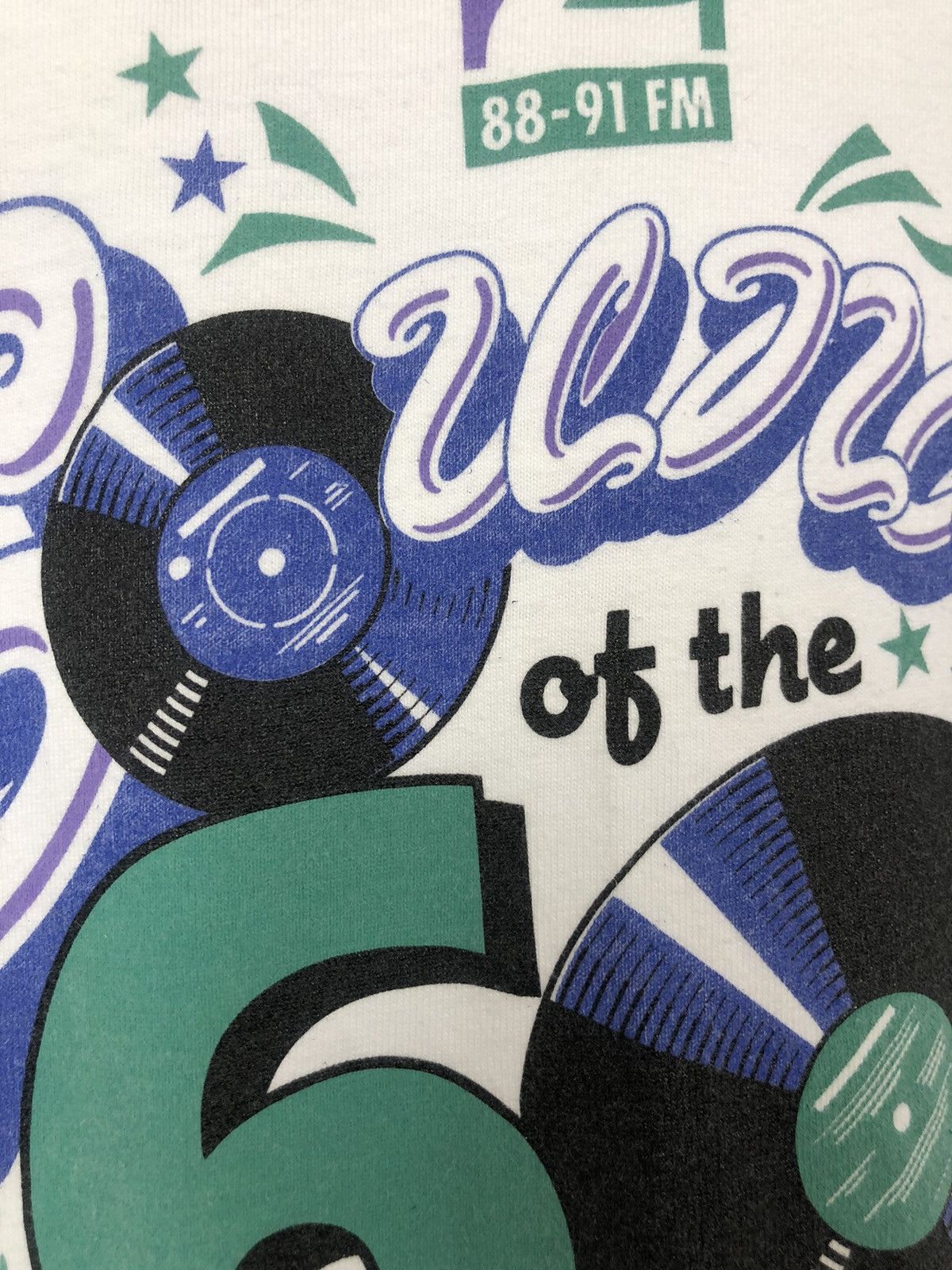 Vintage Vintage BBC RADIO 88-91 FM Sound of 60s Tee Size US XL / EU 56 / 4 - 7 Thumbnail
