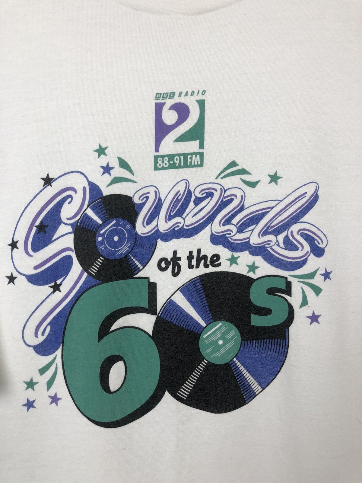 Vintage Vintage BBC RADIO 88-91 FM Sound of 60s Tee Size US XL / EU 56 / 4 - 3 Thumbnail
