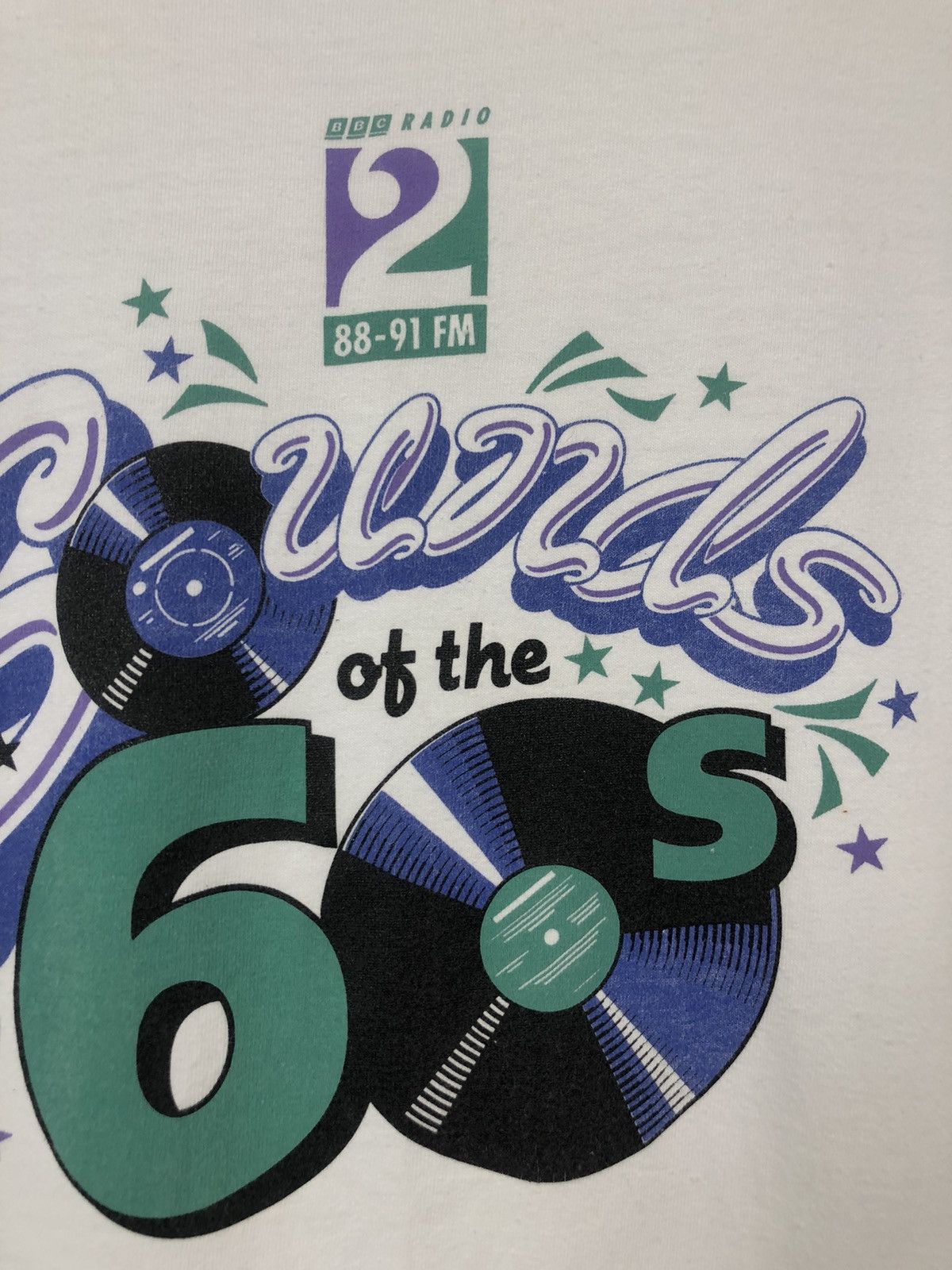 Vintage Vintage BBC RADIO 88-91 FM Sound of 60s Tee Size US XL / EU 56 / 4 - 4 Thumbnail
