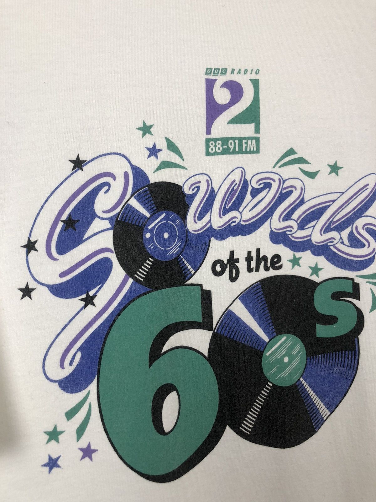 Vintage Vintage BBC RADIO 88-91 FM Sound of 60s Tee Size US XL / EU 56 / 4 - 5 Thumbnail