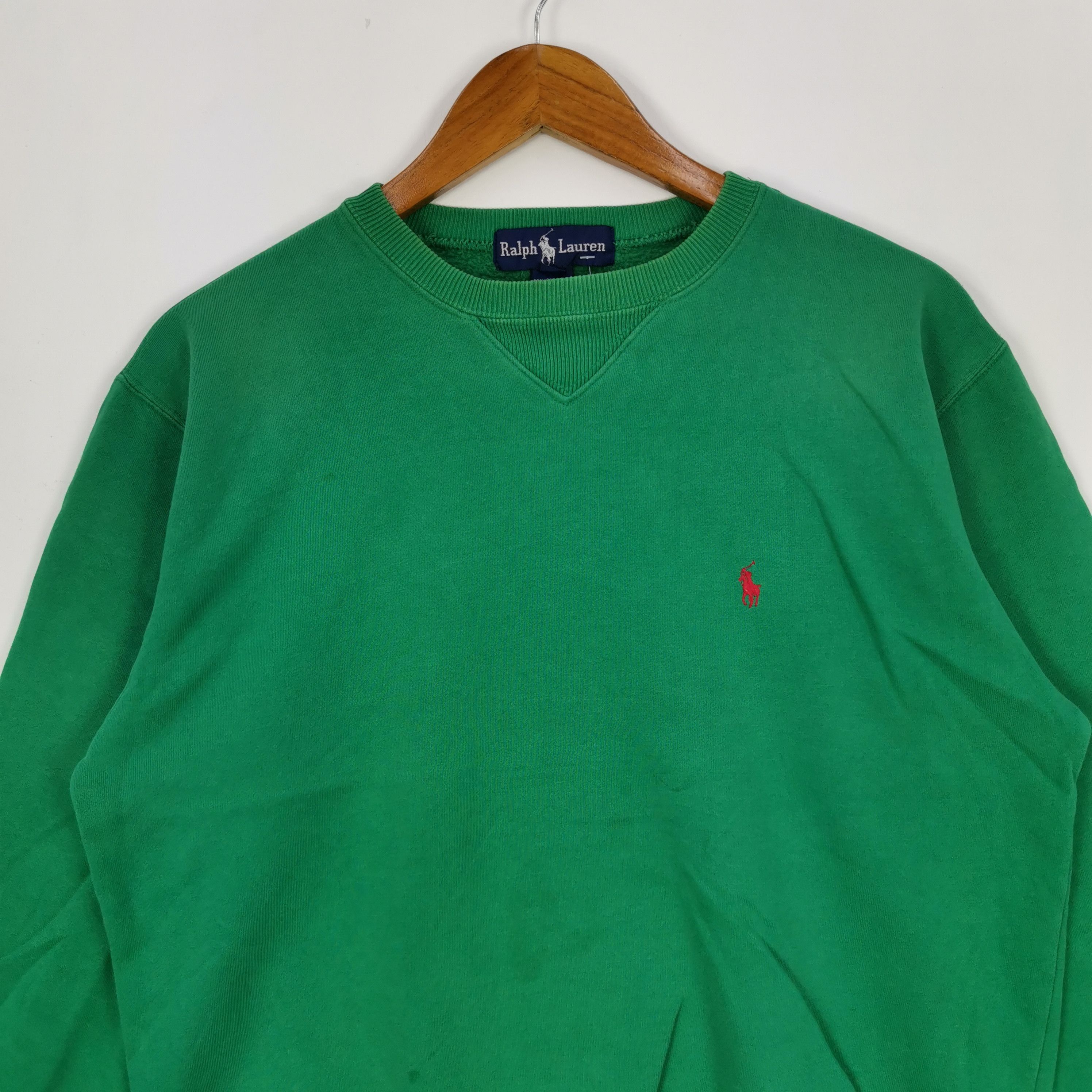 Polo Ralph Lauren × Ralph Lauren × Vintage Vintage 90s Polo Ralph Lauren Sweatshirt Sweater Jumper Size US L / EU 52-54 / 3 - 2 Thumbnail
