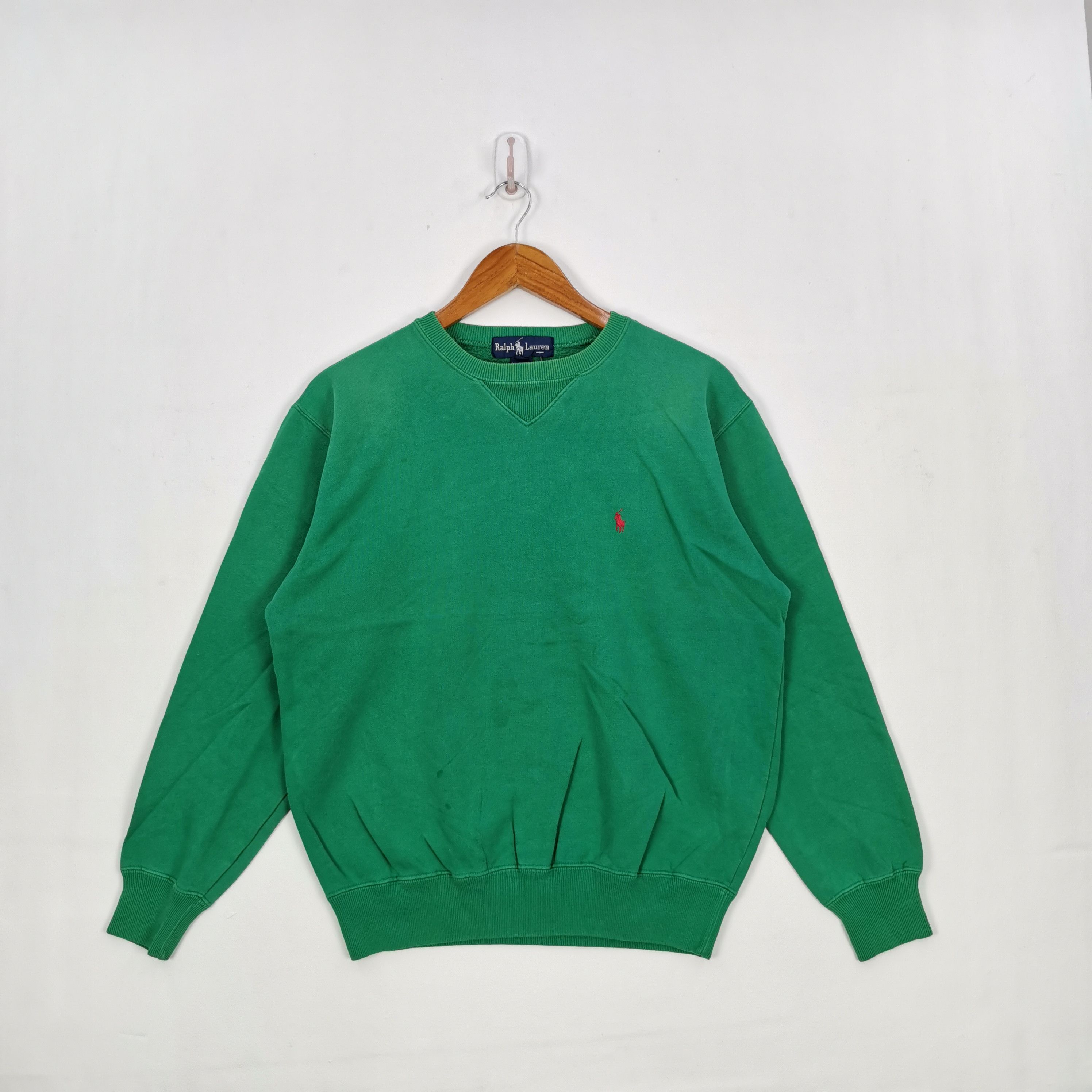 Polo Ralph Lauren × Ralph Lauren × Vintage Vintage 90s Polo Ralph Lauren Sweatshirt Sweater Jumper Size US L / EU 52-54 / 3 - 1 Thumbnail