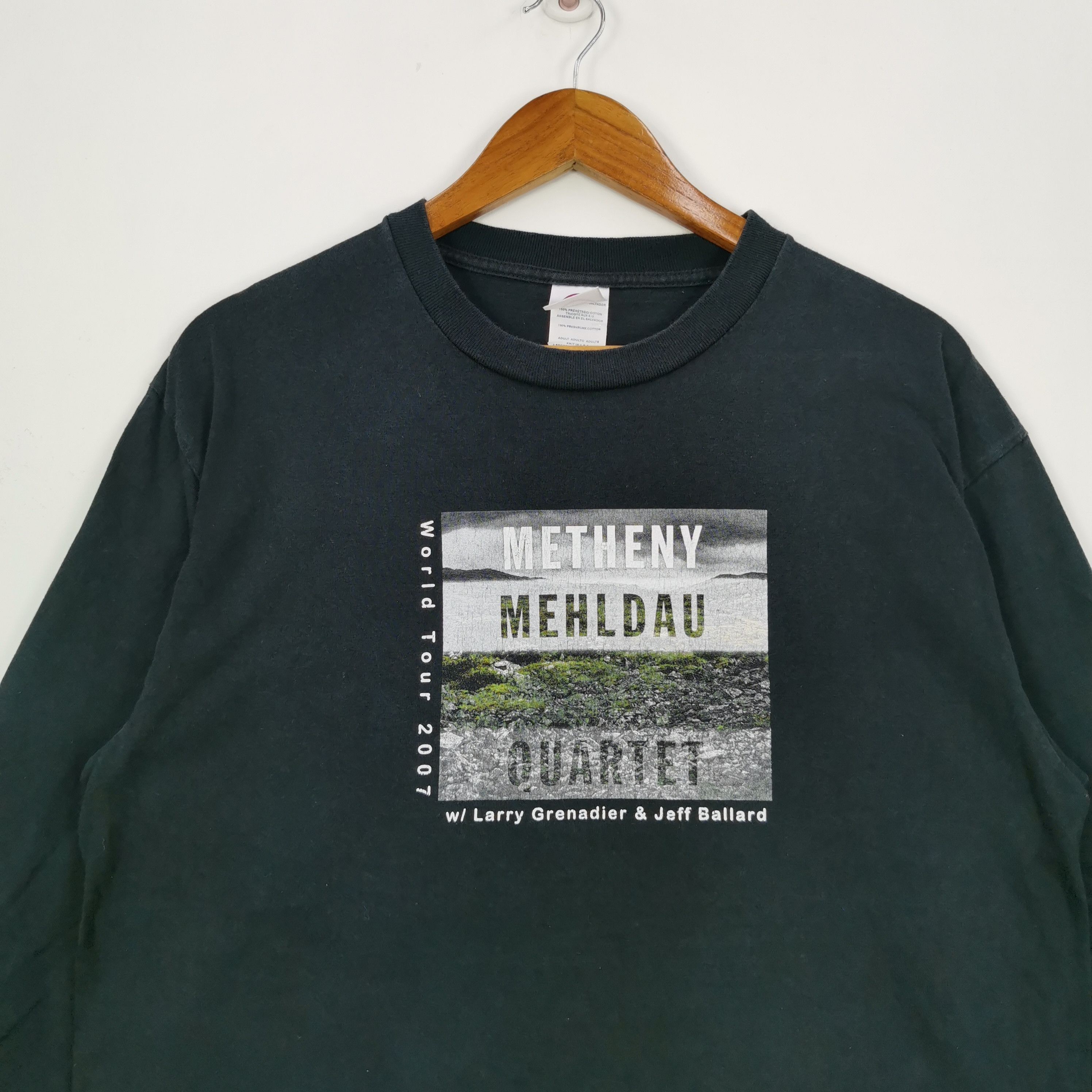Band Tees Vintage 90s Pat Metheny T Shirt Jazz Band Tour Tees Size US M / EU 48-50 / 2 - 3 Thumbnail